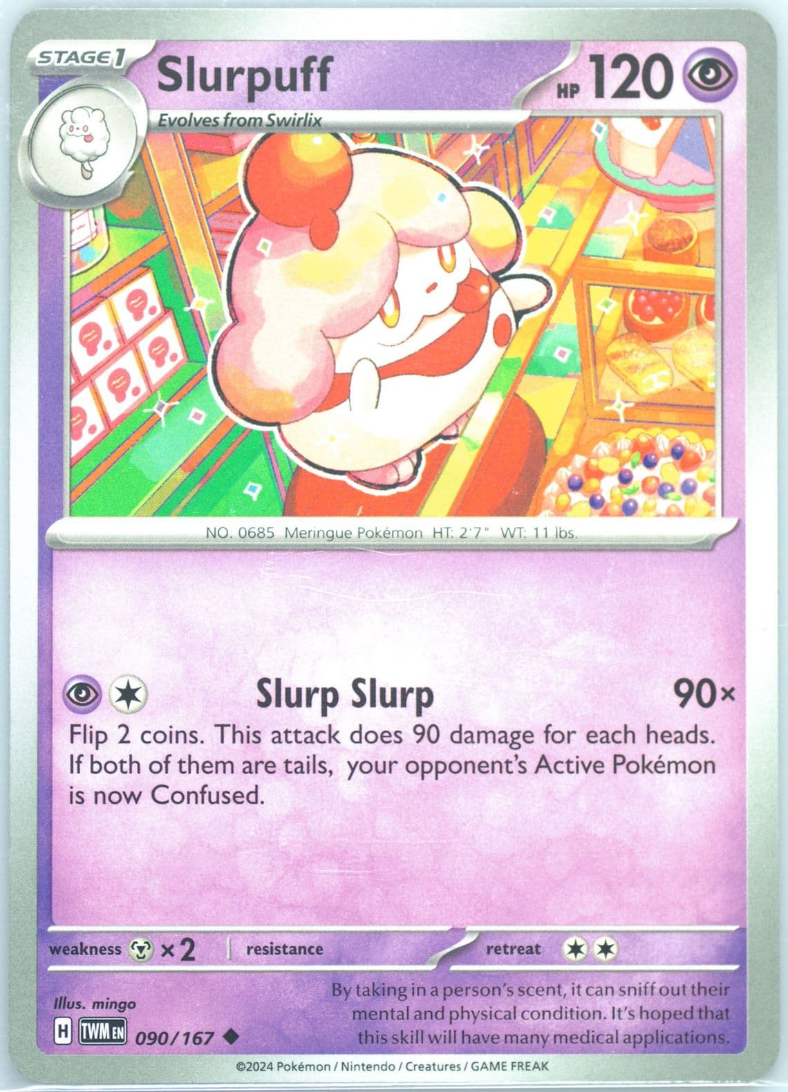Slurpuff (090) 2024 Pokemon Twm EN-Twilight Masquerade
