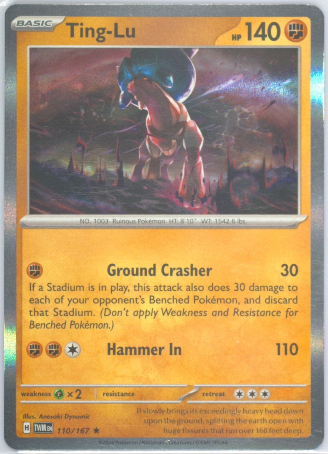 Ting-LU (110) 2024 Pokemon Twm EN-Twilight Masquerade