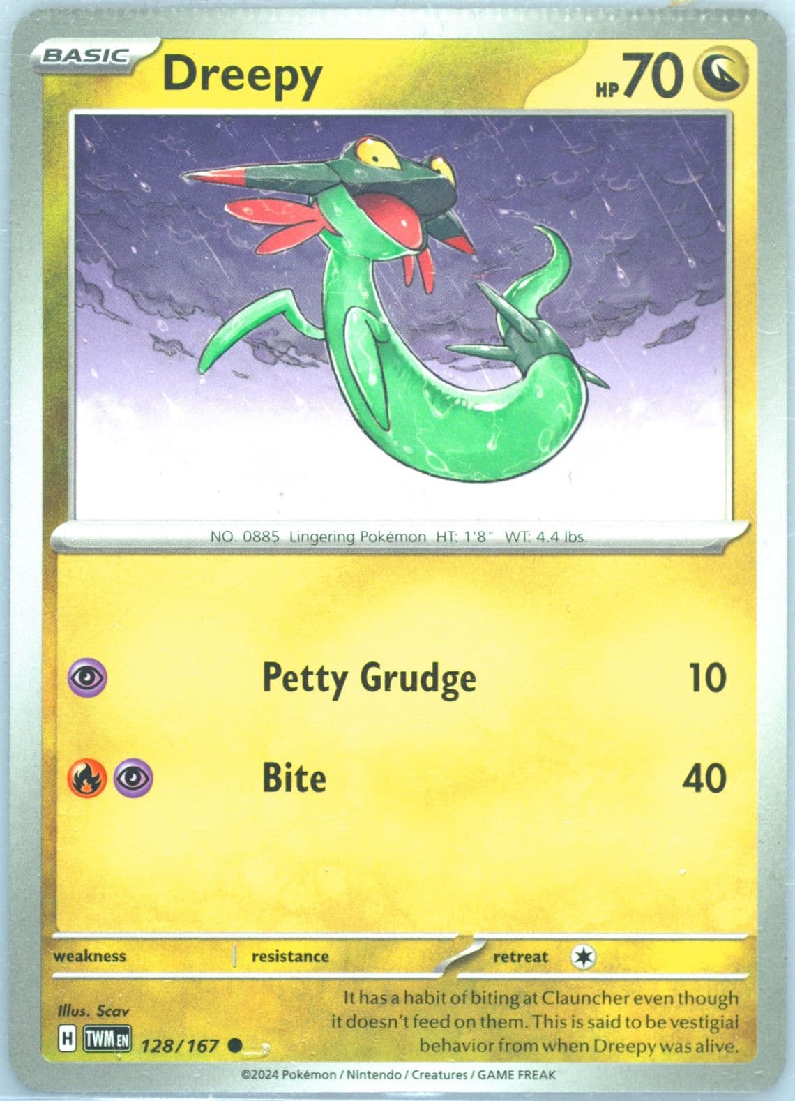 Dreepy (128) 2024 Pokemon Twm EN-Twilight Masquerade