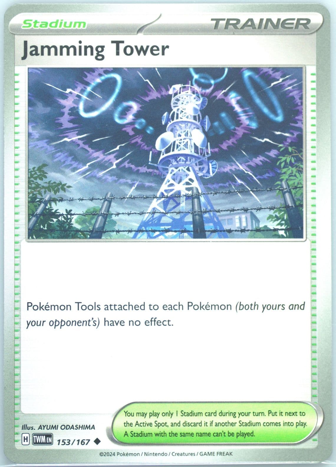 Jamming Tower (153) 2024 Pokemon Twm EN-Twilight Masquerade