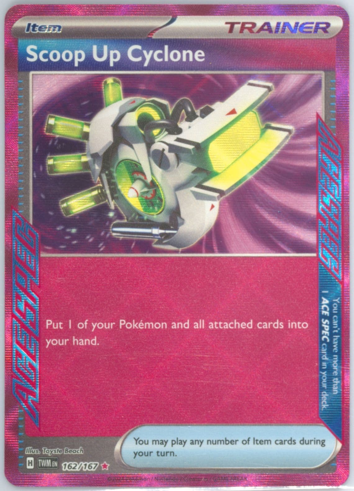Scoop Up Cyclone (162) 2024 Pokemon Twm EN-Twilight Masquerade