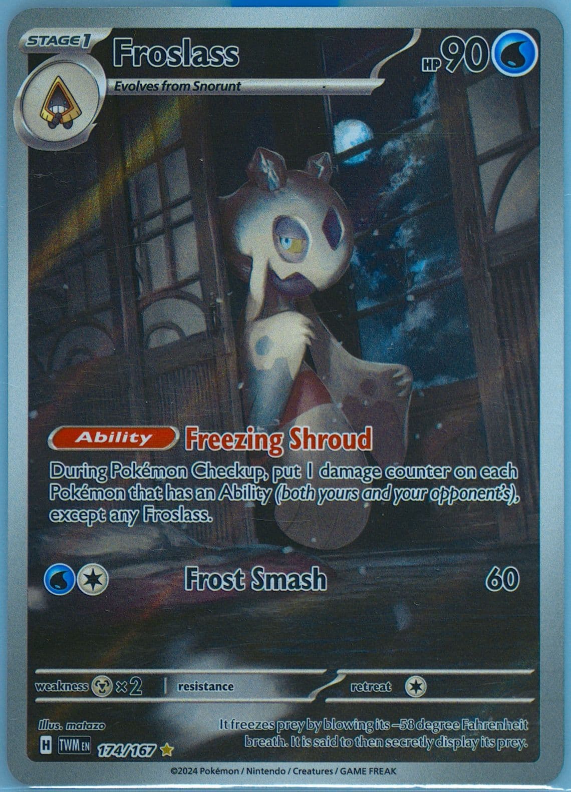 Froslass Illustration Rare (174) 2024 Pokemon Twm EN-Twilight Masquerade