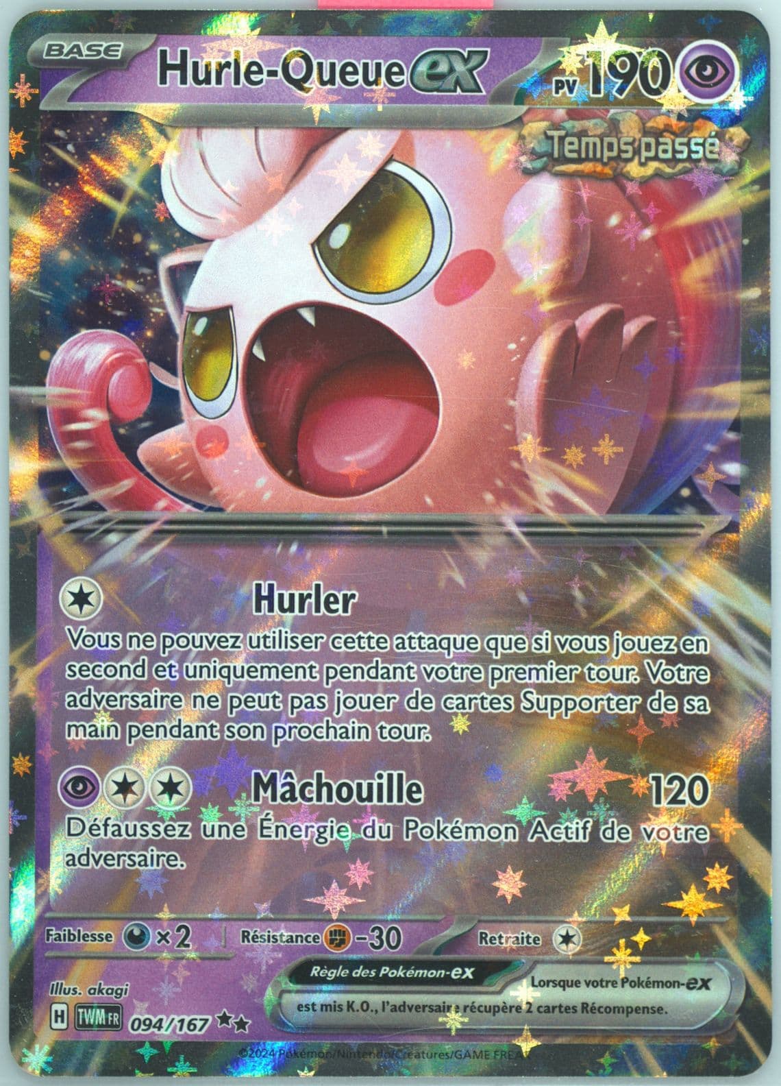 Scream Tail EX (094) 2024 Pokemon French Twm FR-Twilight Masquerade