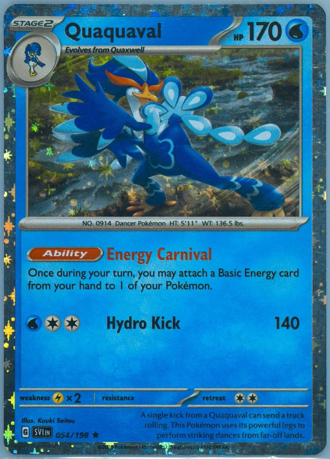 Quaquaval Fall 2023 Collector Chest-UK (054) 2023 Pokemon Svi EN-Scarlet & Violet