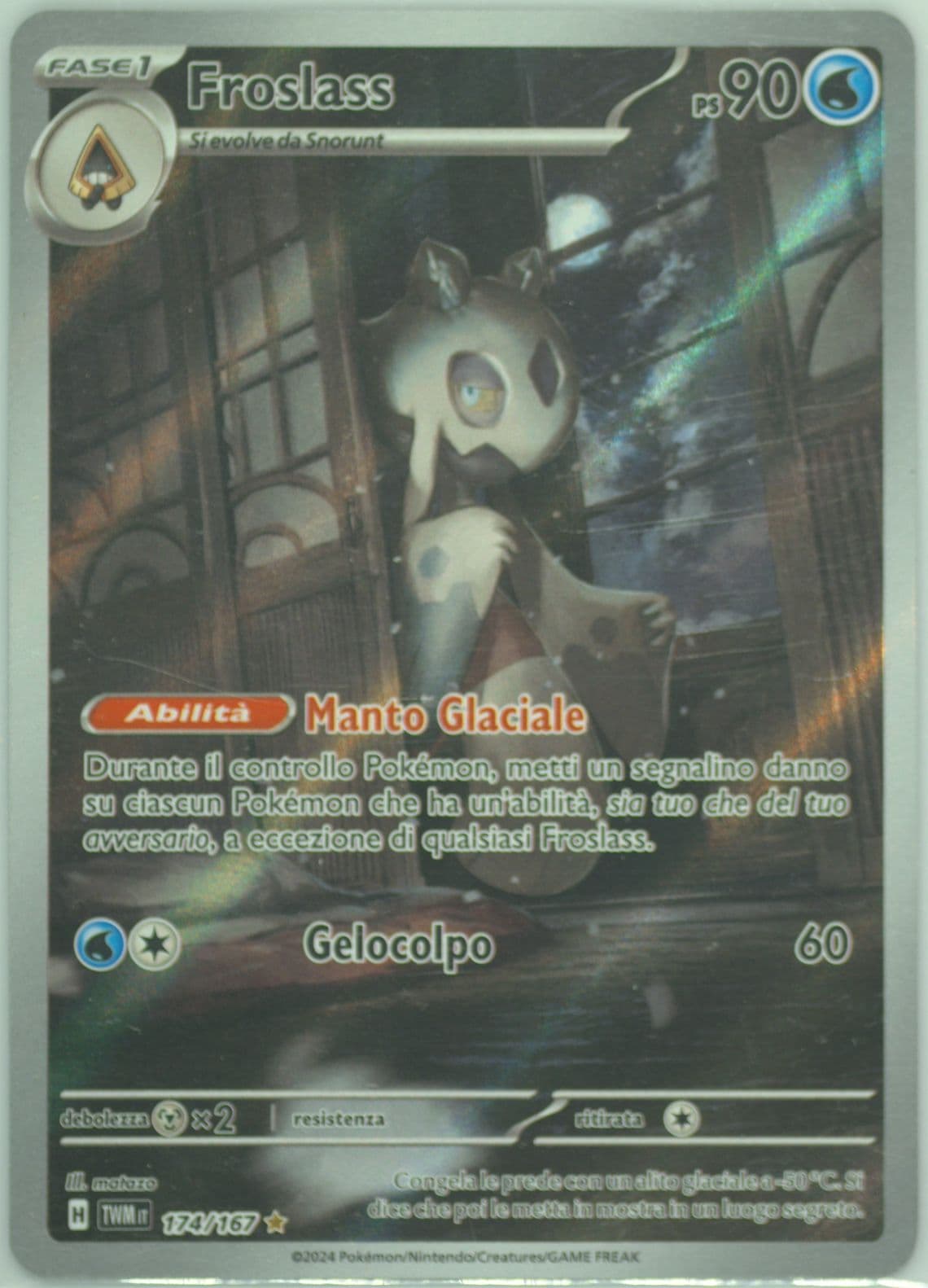 Froslass Illustration Rare (174) 2024 Pokemon Italian Twm It-Twilight Masquerade