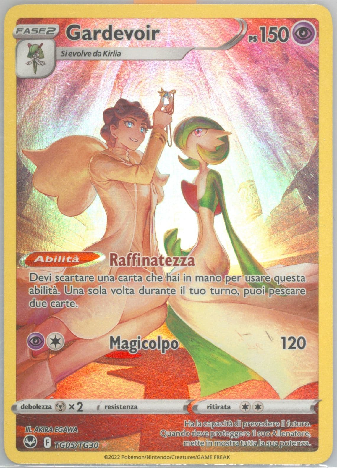 Full Art/Gardevoir Italian (TG05) 2022 Pokemon Sword & Shield Silver Tempest