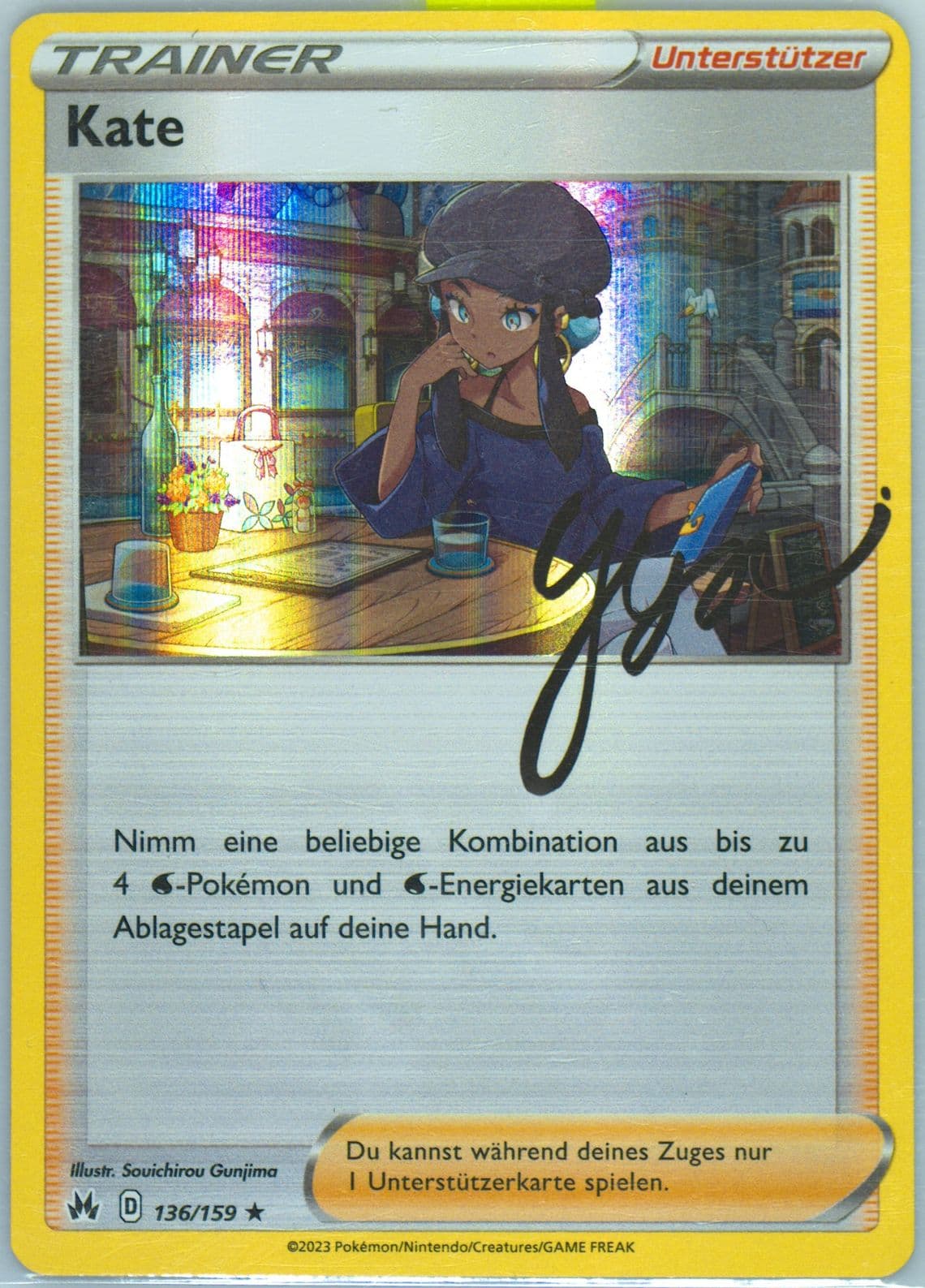 Kate-Holo German (136) 2023 Pokemon Sword and Shield Crown Zenith