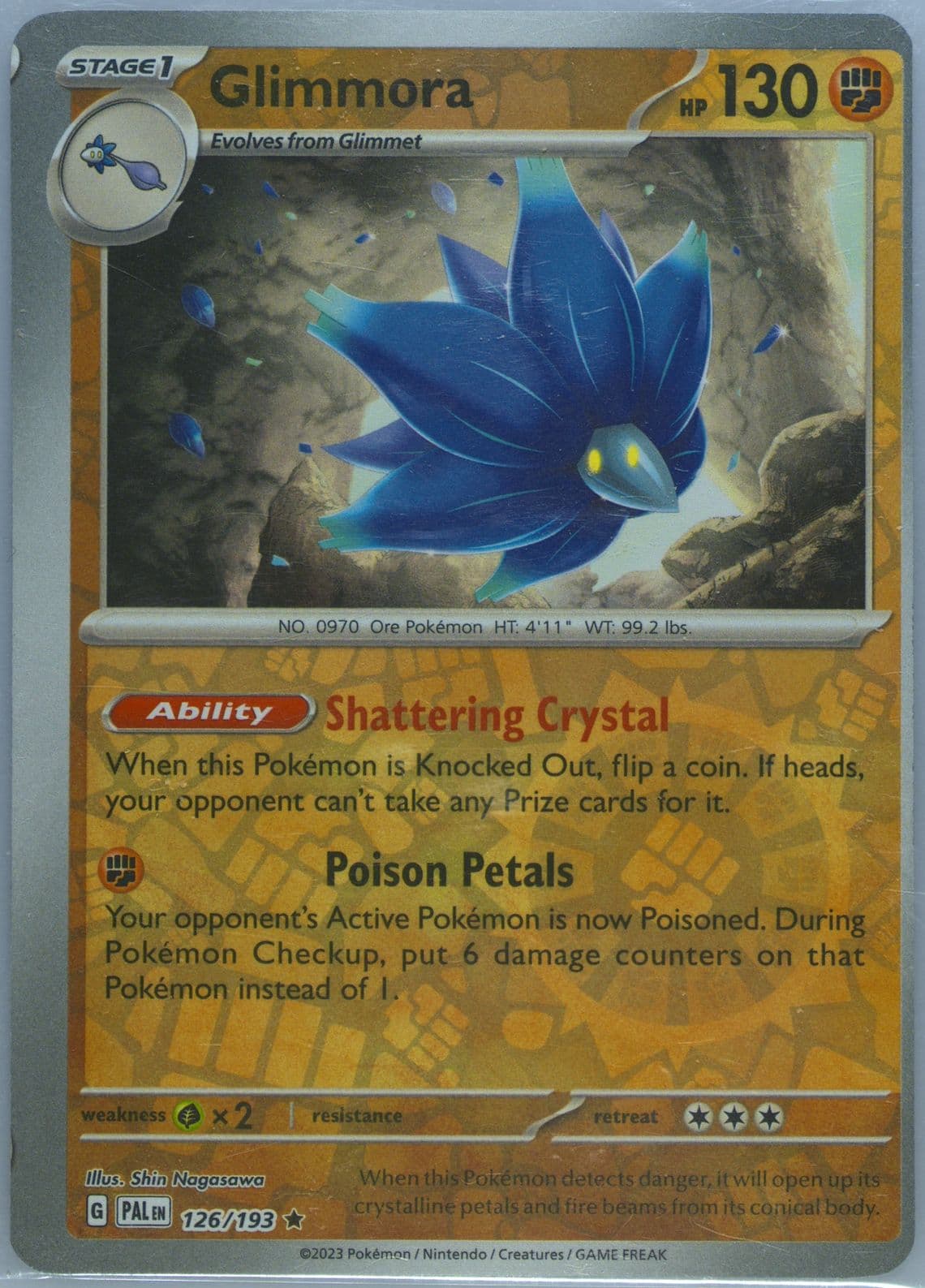 Glimmora Reverse Holo (126) 2023 Pokemon Pal EN-Paldea Evolved