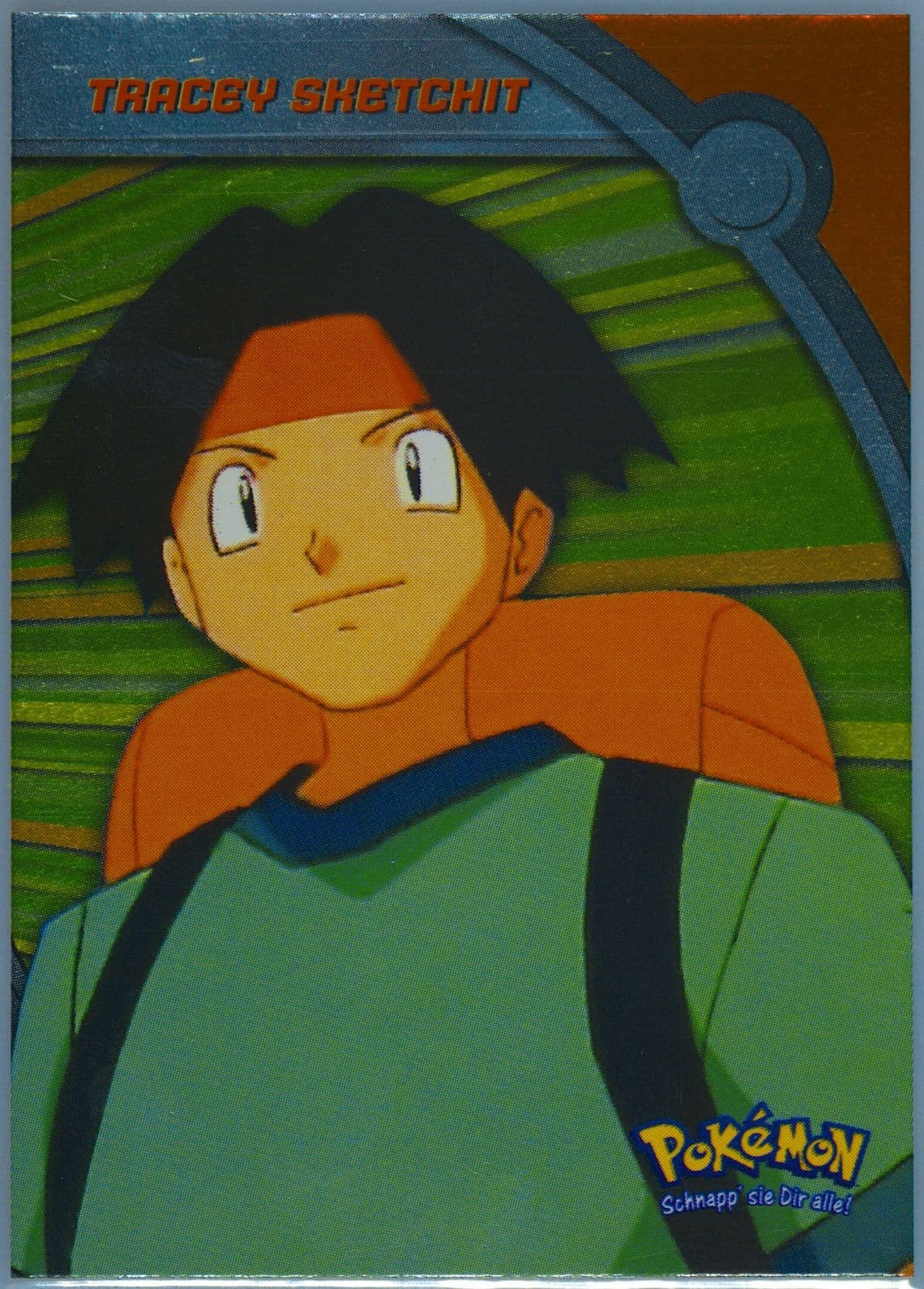 Tracey Sketchit Foil-German (HV7) 2001 Topps Pokemon Johto Series 3 Heroes & Villains