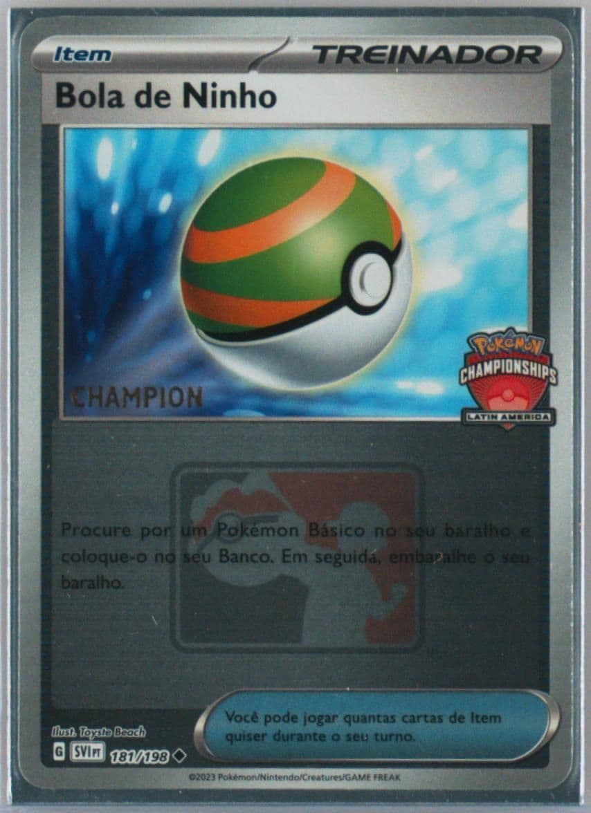 Nest Ball Champion (181) 2023 Pokemon 2024 Latin America International Championships