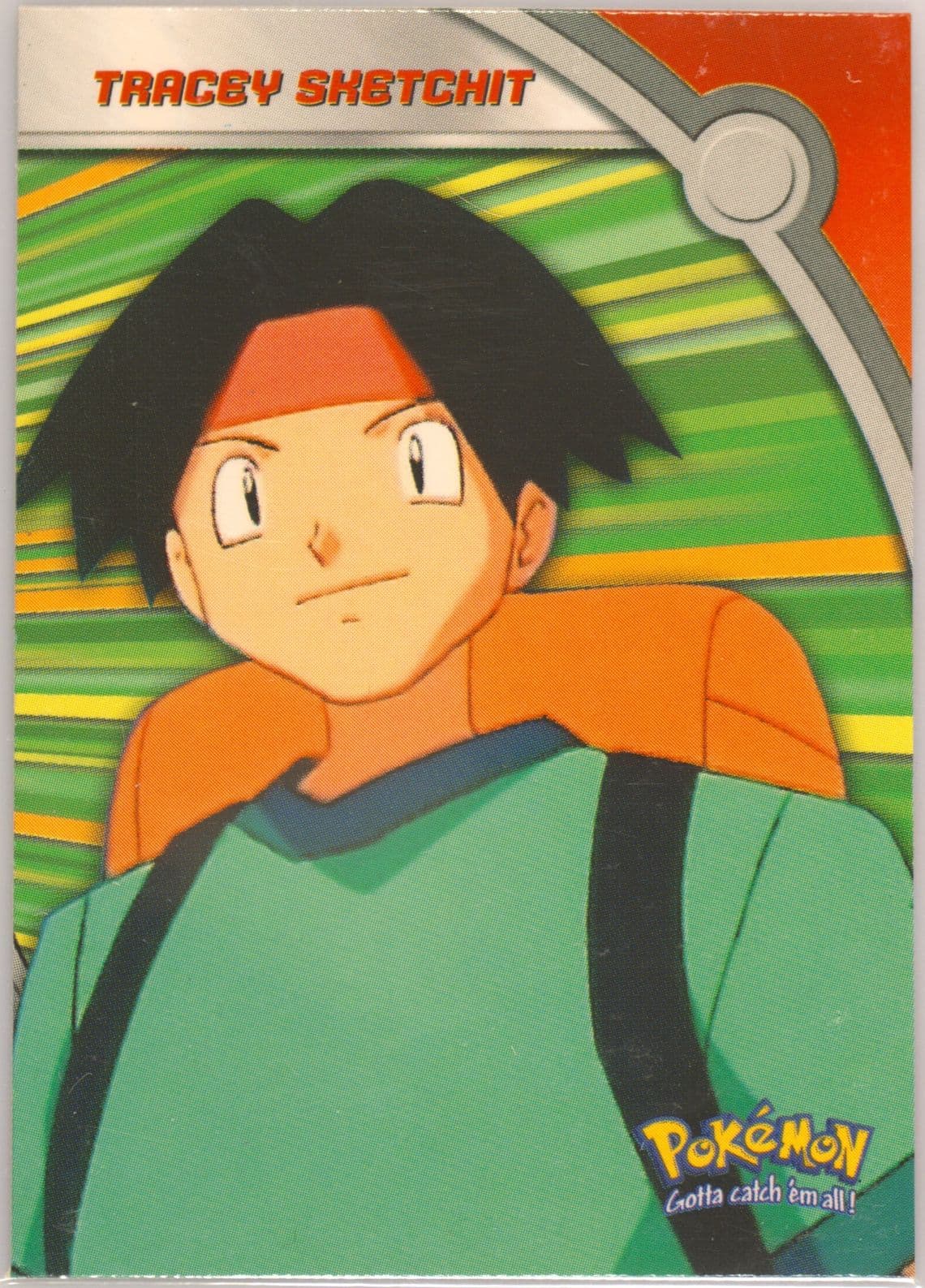 Tracey Sketchit (HV7) 2001 Topps Pokemon Johto Series 3 Heroes & Villains