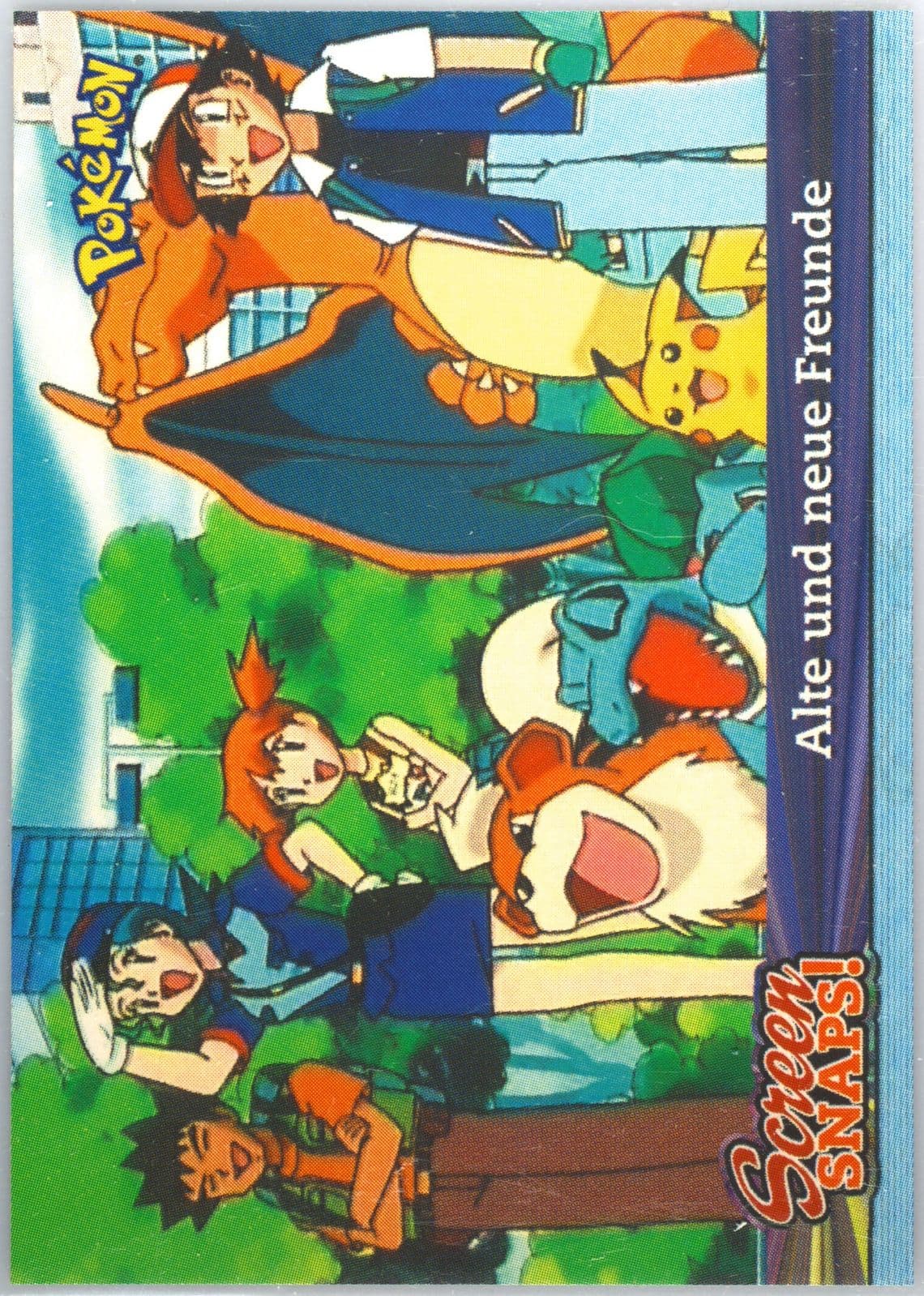 Old Friends and New German (2) 2001 Topps Pokemon Johto Series 3 Screen Snaps!