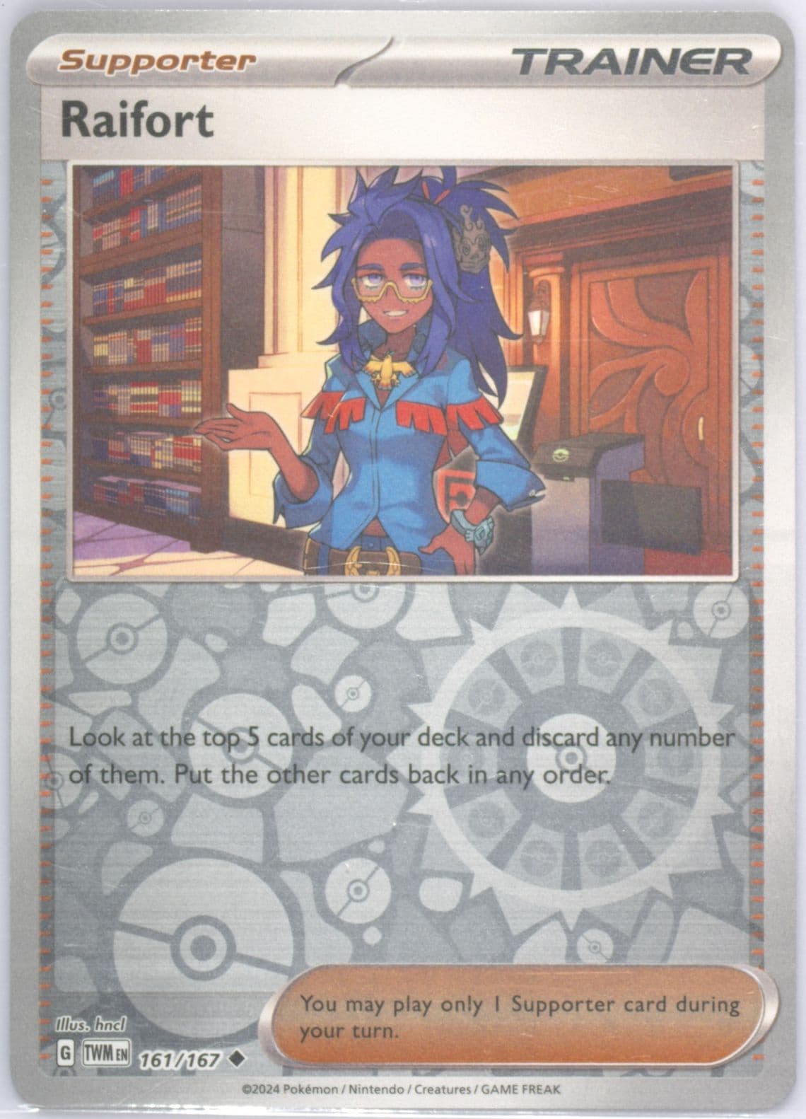 Raifort Reverse Holo (161) 2024 Pokemon Twm EN-Twilight Masquerade