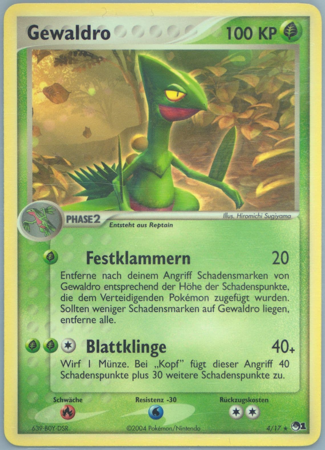 Gewaldro German (4) 2004 Pokemon Pop Series 1