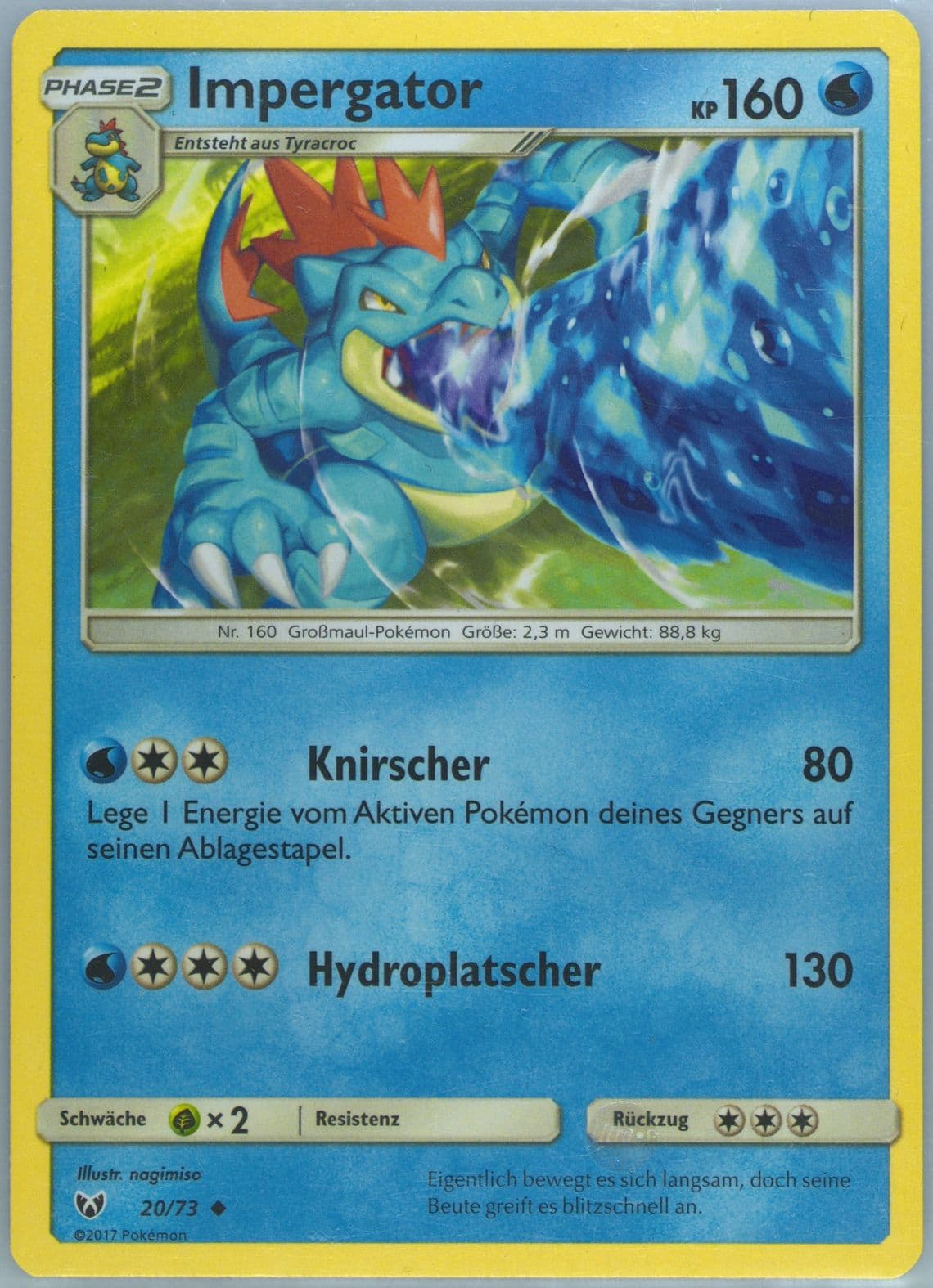 Impergator German (20) 2017 Pokemon Sun & Moon Shining Legends