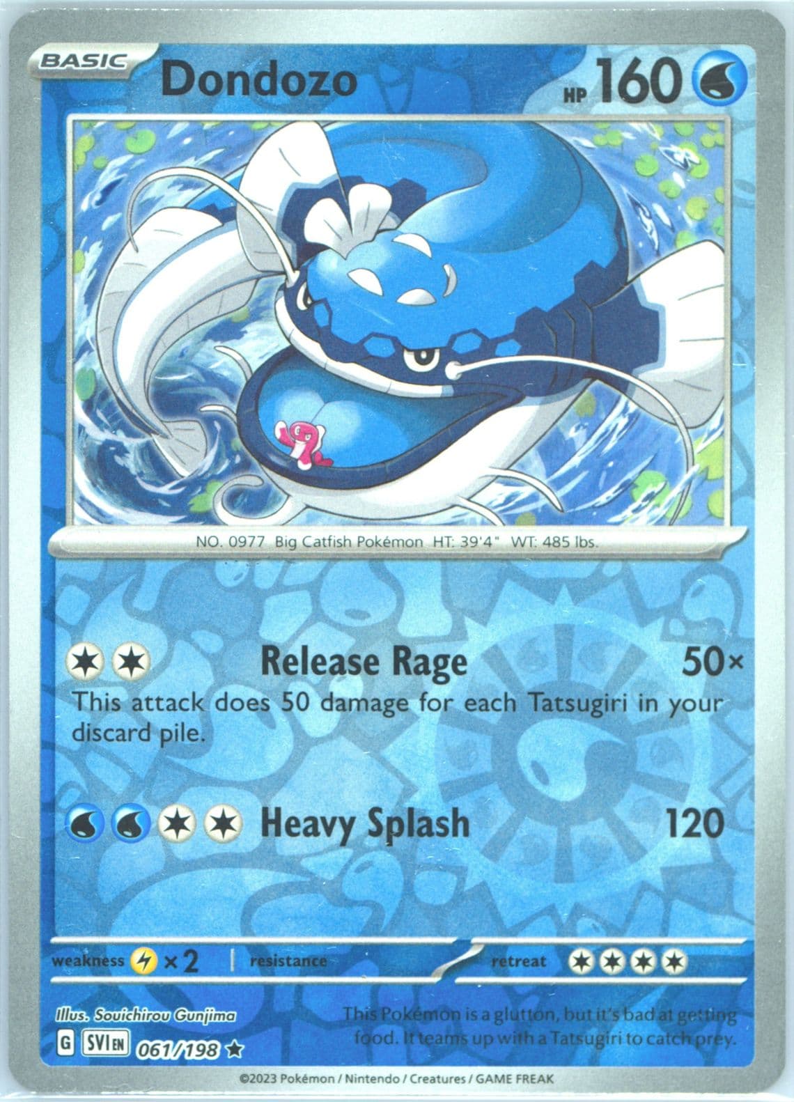 Dondozo Reverse Holo (061) 2023 Pokemon Svi EN-Scarlet & Violet