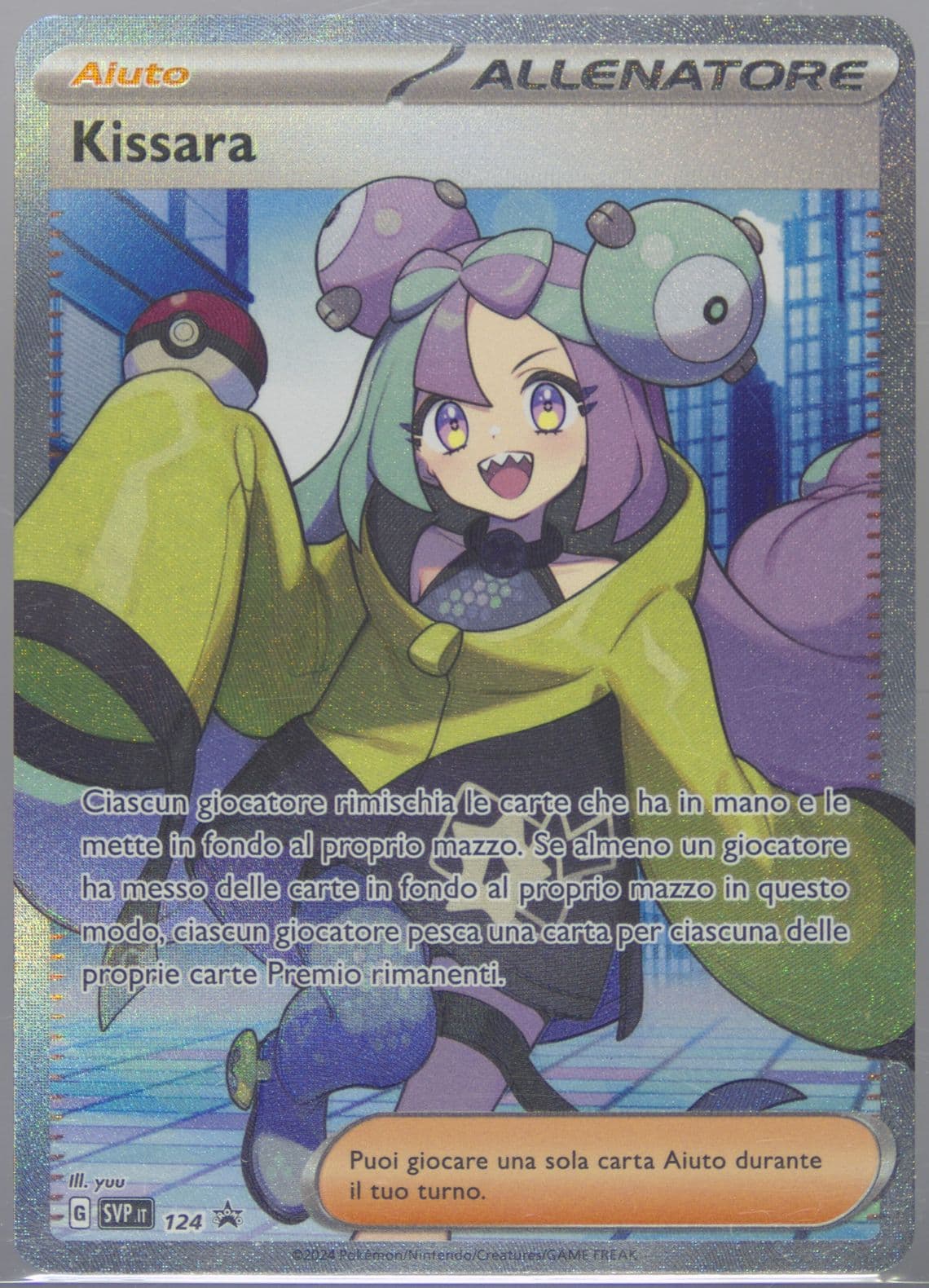 Iono Iono Premium Tournament Collection (124) 2024 Pokemon Italian Svp It-SV Black Star Promo