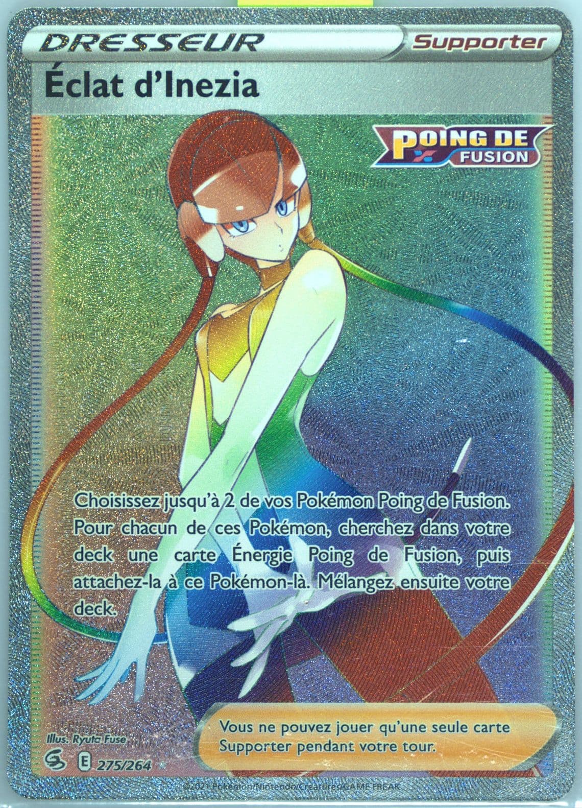 Eclat D'Inezia French-Secret (275) 2021 Pokemon Sword & Shield Fusion Strike