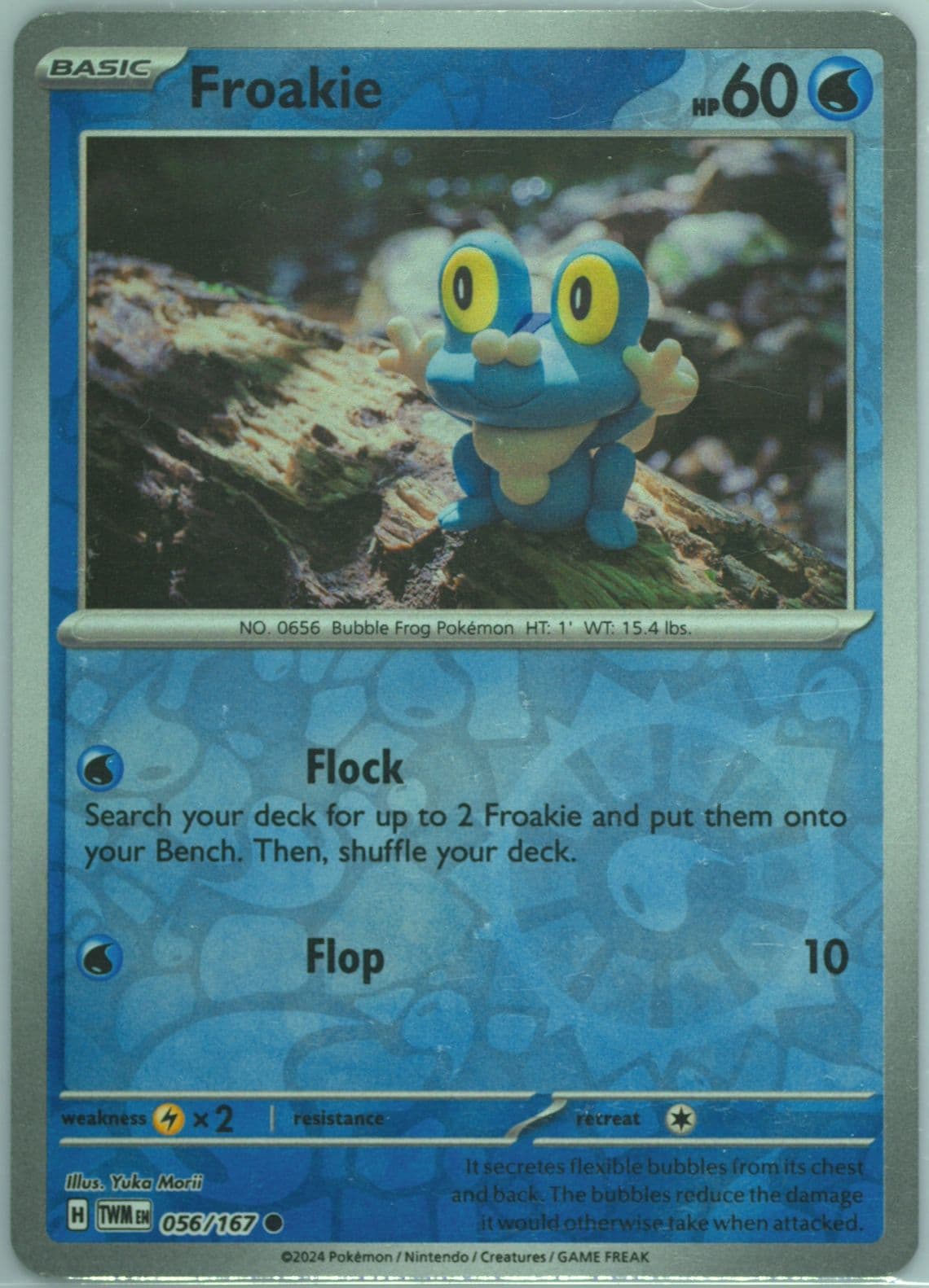 Froakie Reverse Holo (056) 2024 Pokemon Twm EN-Twilight Masquerade