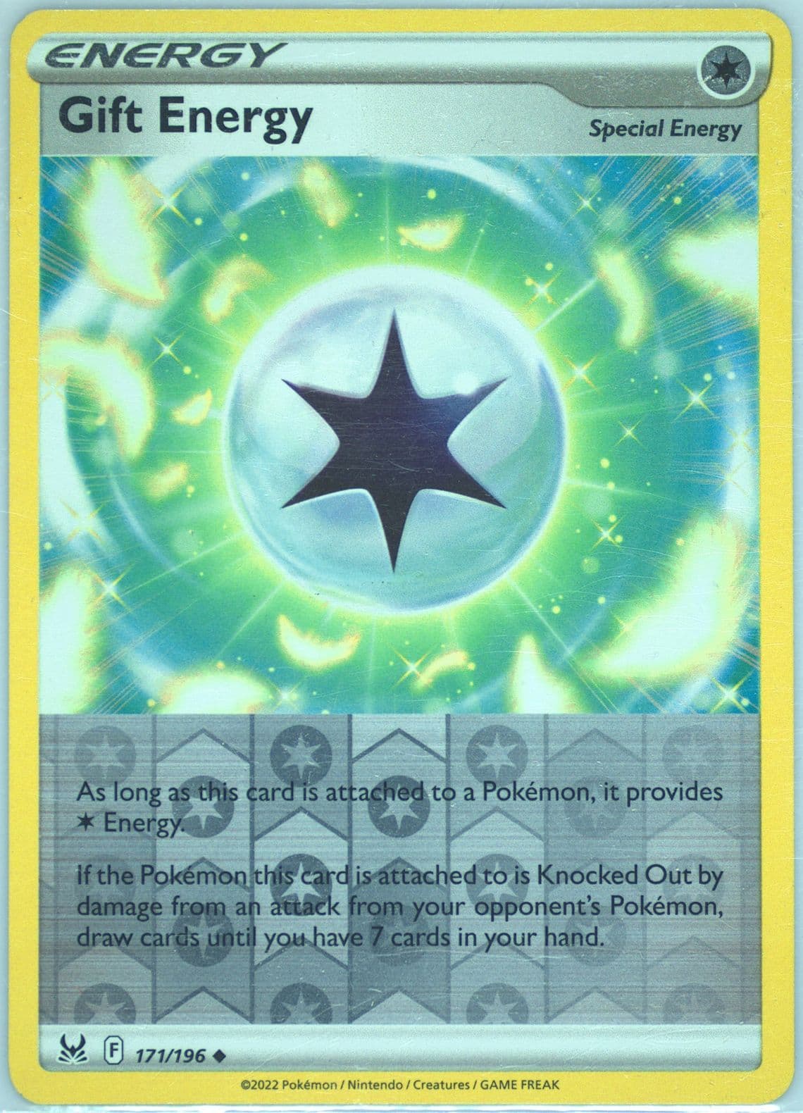Gift Energy-Reverse Foil (171) 2022 Pokemon Sword & Shield Lost Origin