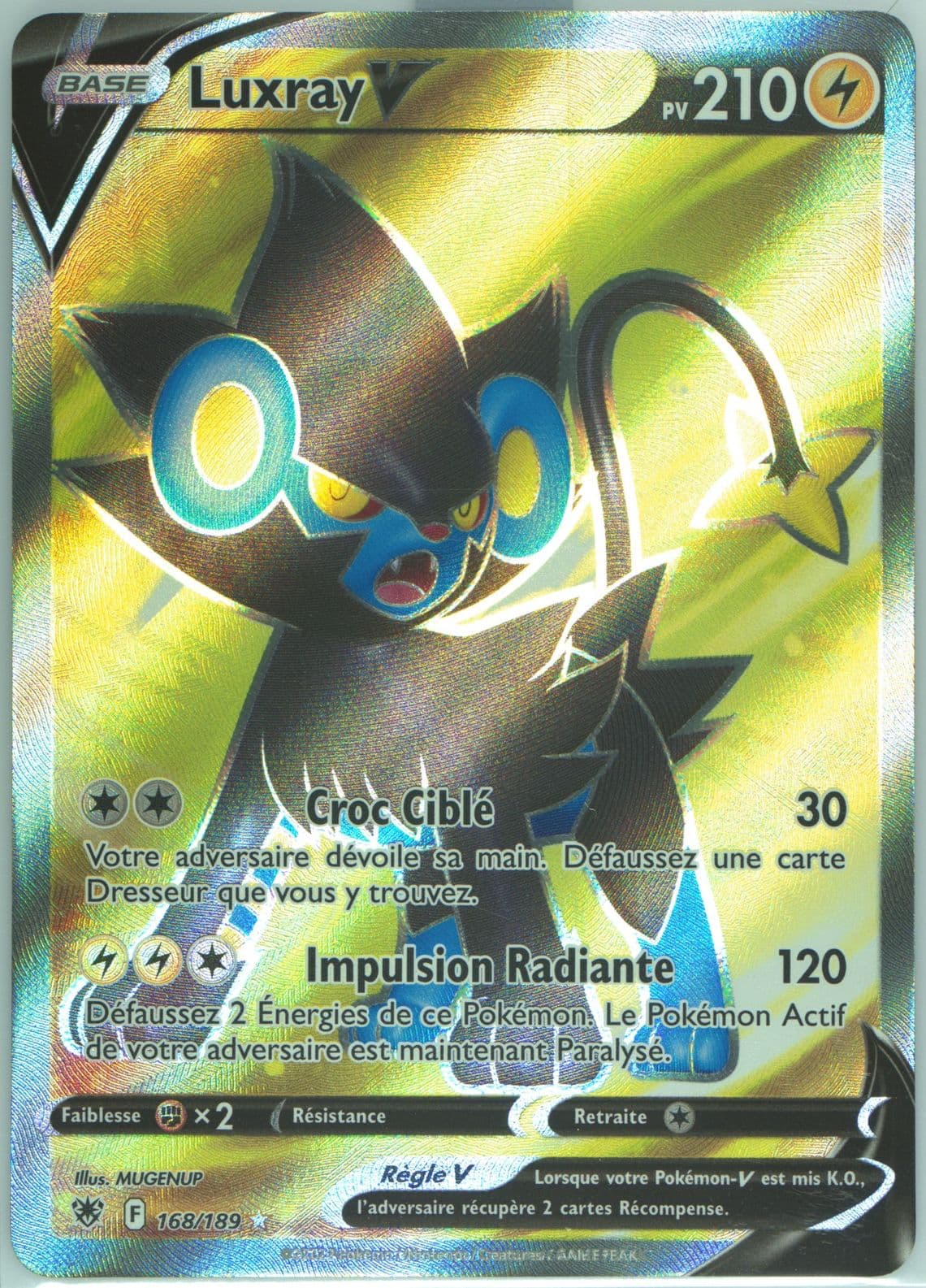 Full Art/Luxray V French (168) 2022 Pokemon Sword & Shield Astral Radiance