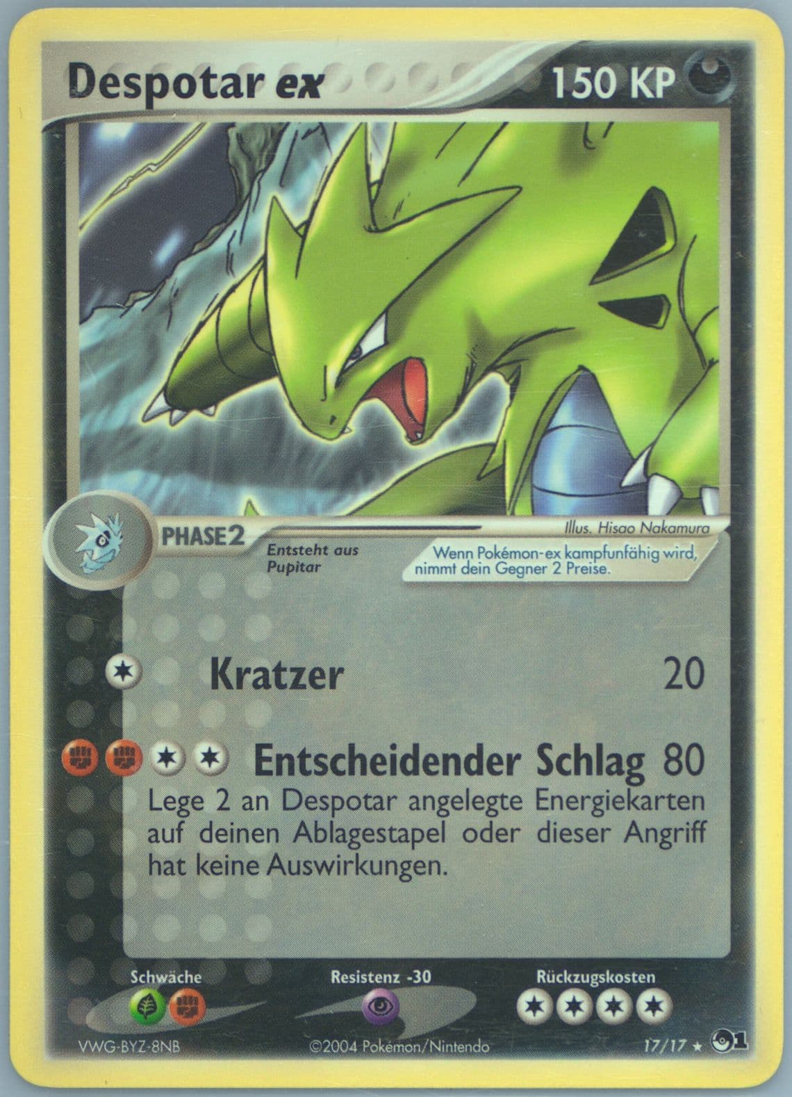 Despotar EX German (17) 2004 Pokemon Pop Series 1