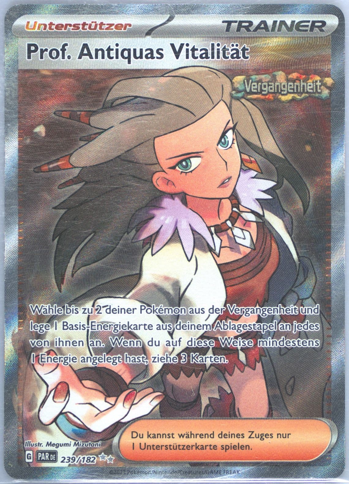 Professor Sada's Vitality Ultra Rare (239) 2023 Pokemon German Par de-Paradox Rift