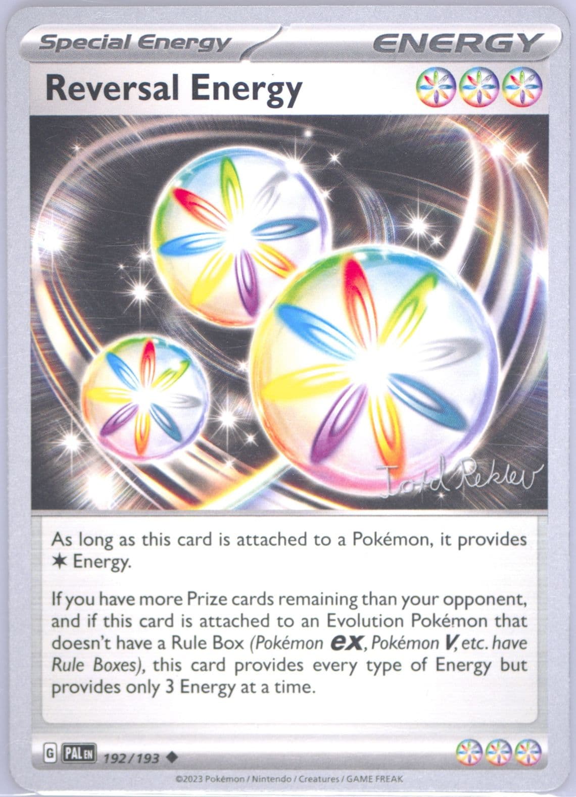 Reversal Energy (192) 2024 Pokemon 2023 World Championship Deck: Psychic Elegance