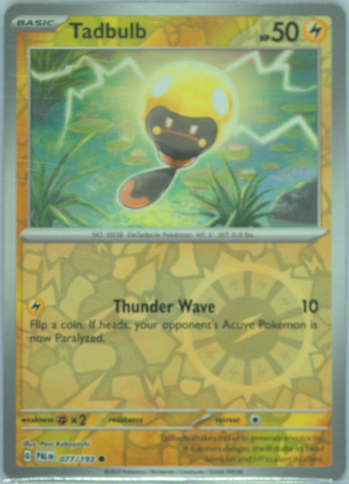 Tadbulb Reverse Holo (077) 2023 Pokemon Pal EN-Paldea Evolved
