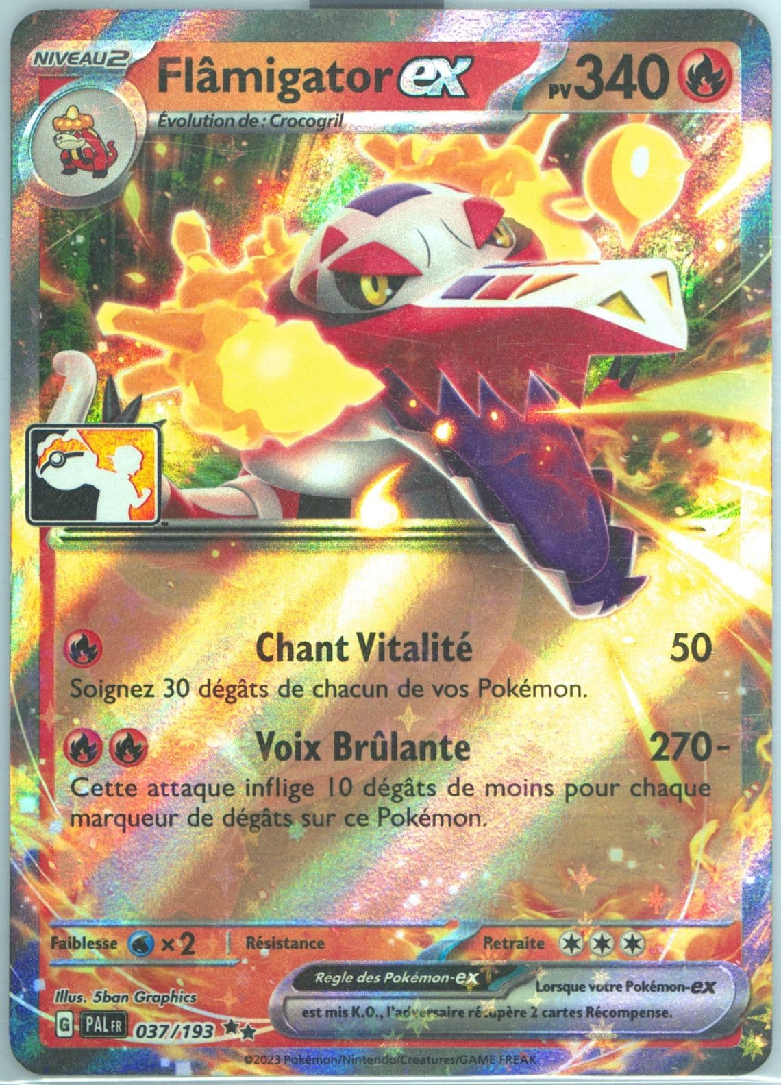 Skeledirge EX (037) 2024 Pokemon French Play! Pokemon Prize Pack: Series 4