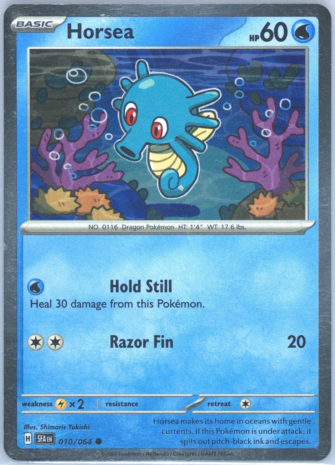 Horsea (010) 2024 Pokemon Sfa EN-Shrouded Fable