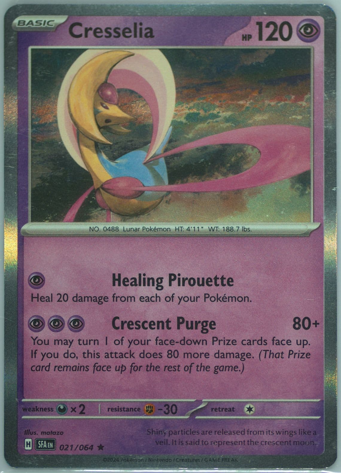 Cresselia (021) 2024 Pokemon Sfa EN-Shrouded Fable