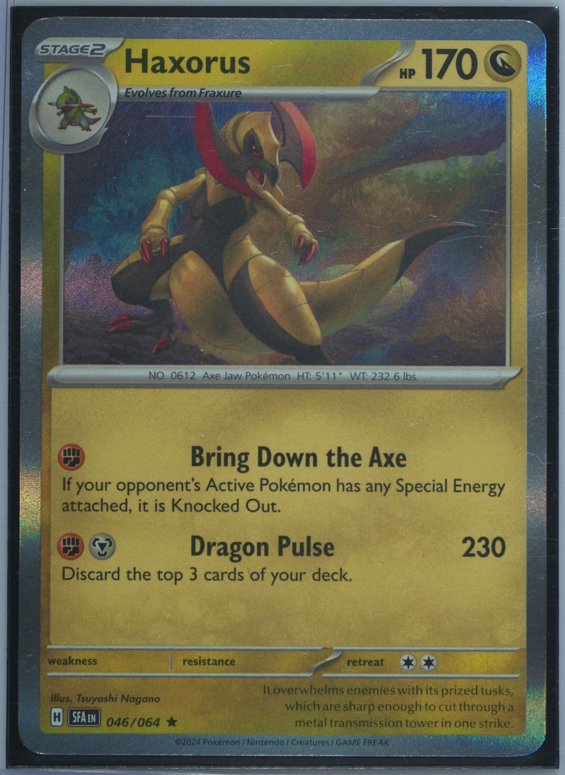 Haxorus (046) 2024 Pokemon Sfa EN-Shrouded Fable