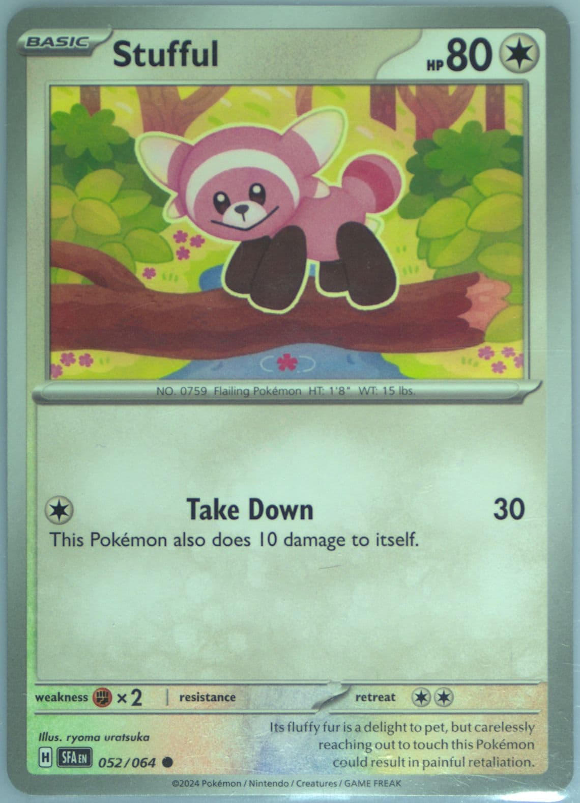 Stufful (052) 2024 Pokemon Sfa EN-Shrouded Fable