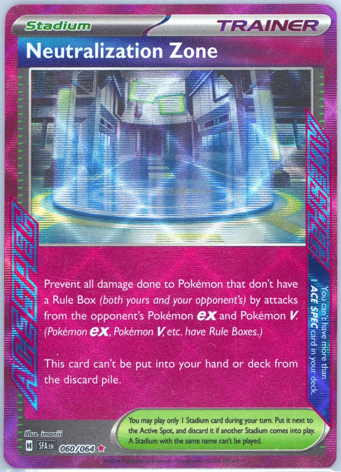 Neutralization Zone (060) 2024 Pokemon Sfa EN-Shrouded Fable