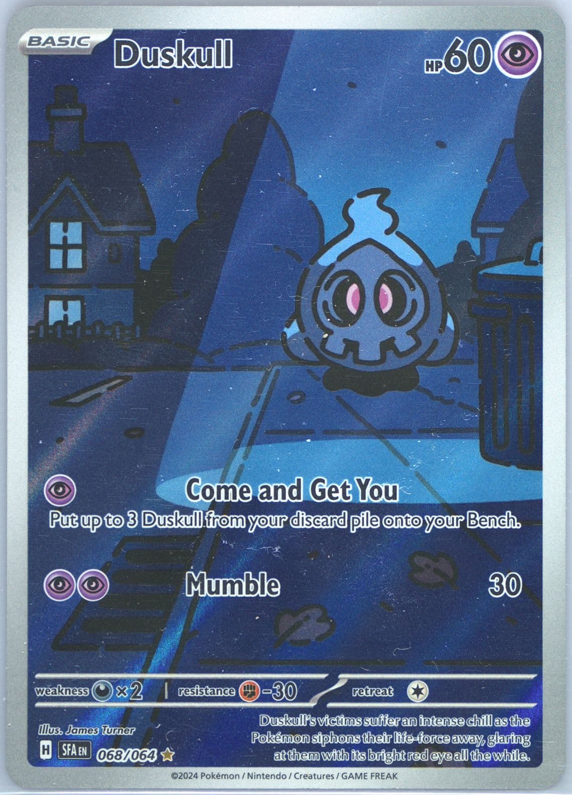 Duskull Illustration Rare (068) 2024 Pokemon Sfa EN-Shrouded Fable