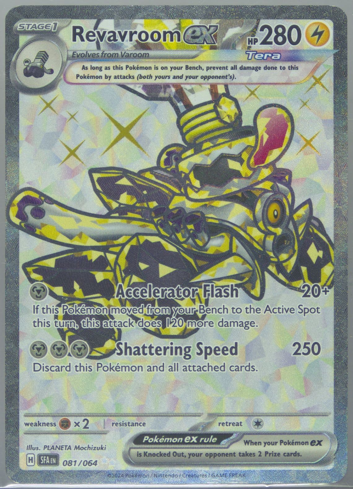 Revavroom EX Ultra Rare (081) 2024 Pokemon Sfa EN-Shrouded Fable