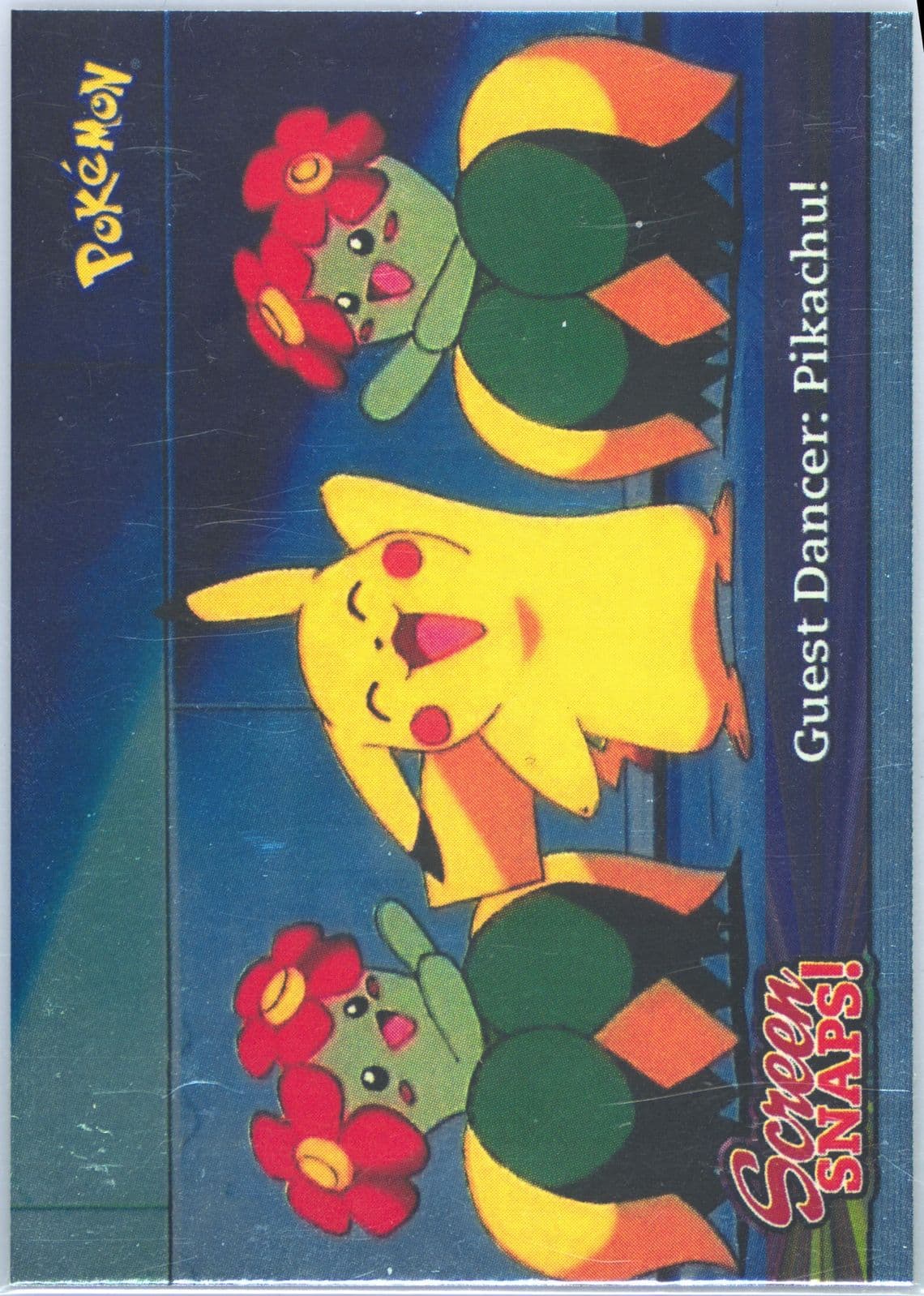 Guest Dancer: Pikachu! Foil (13) 2001 Topps Pokemon Johto Series 3 Screen Snaps!
