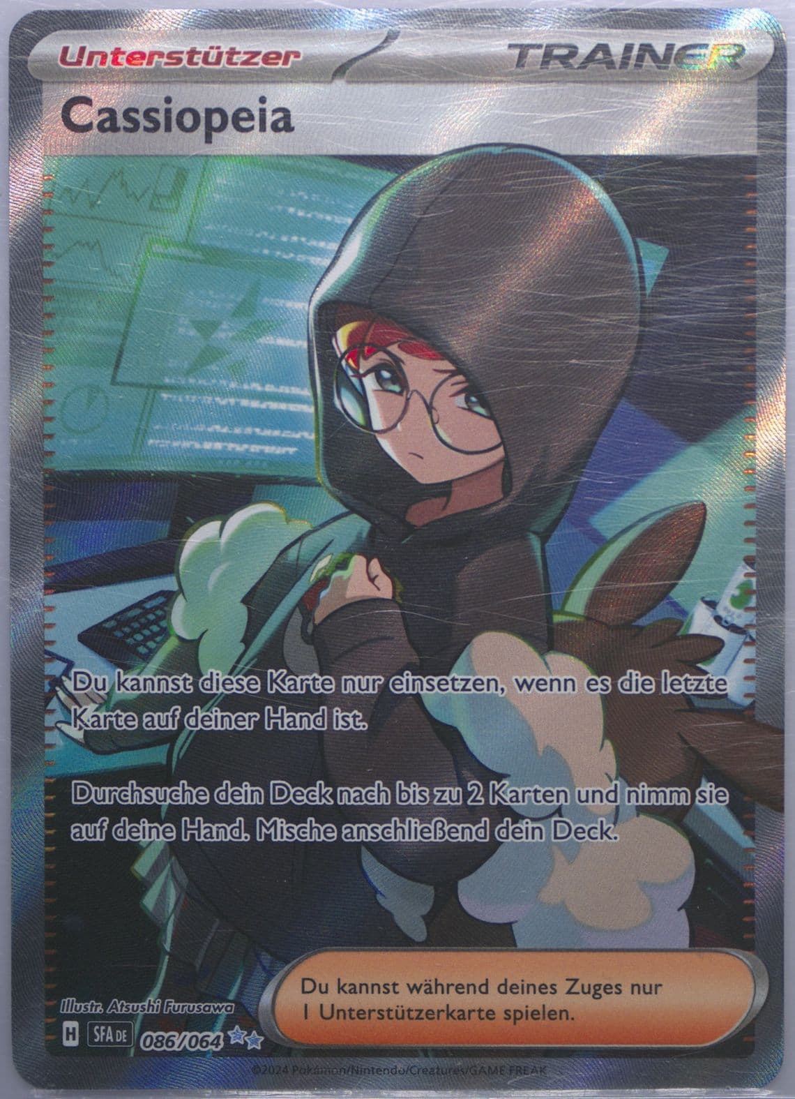 Cassiopeia Ultra Rare (086) 2024 Pokemon German Sfa de-Shrouded Fable