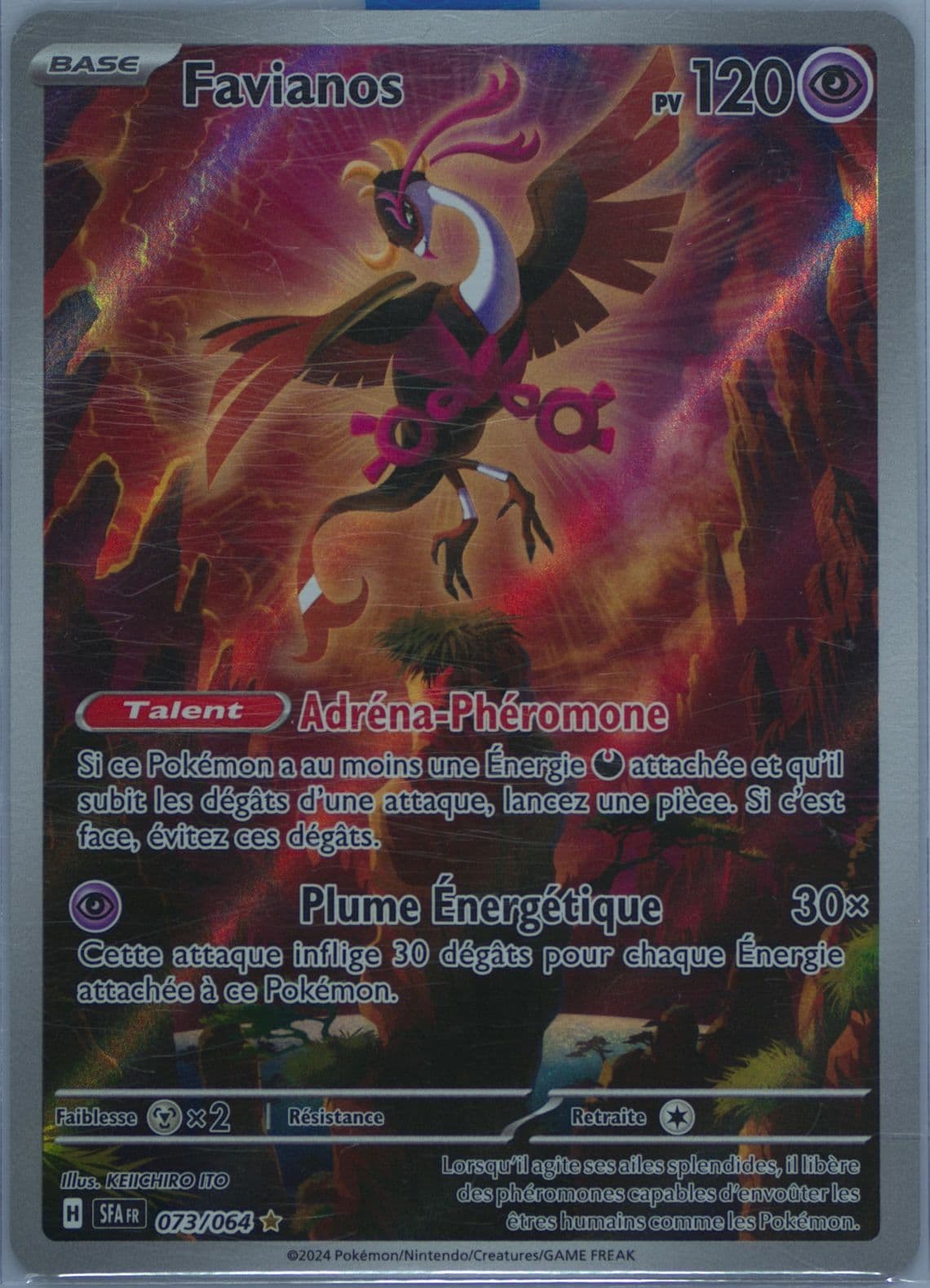 Fezandipiti Illustration Rare (073) 2024 Pokemon French Sfa FR-Shrouded Fable