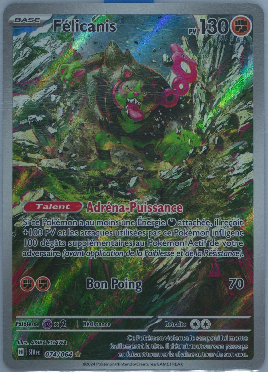 Okidogi Illustration Rare (074) 2024 Pokemon French Sfa FR-Shrouded Fable