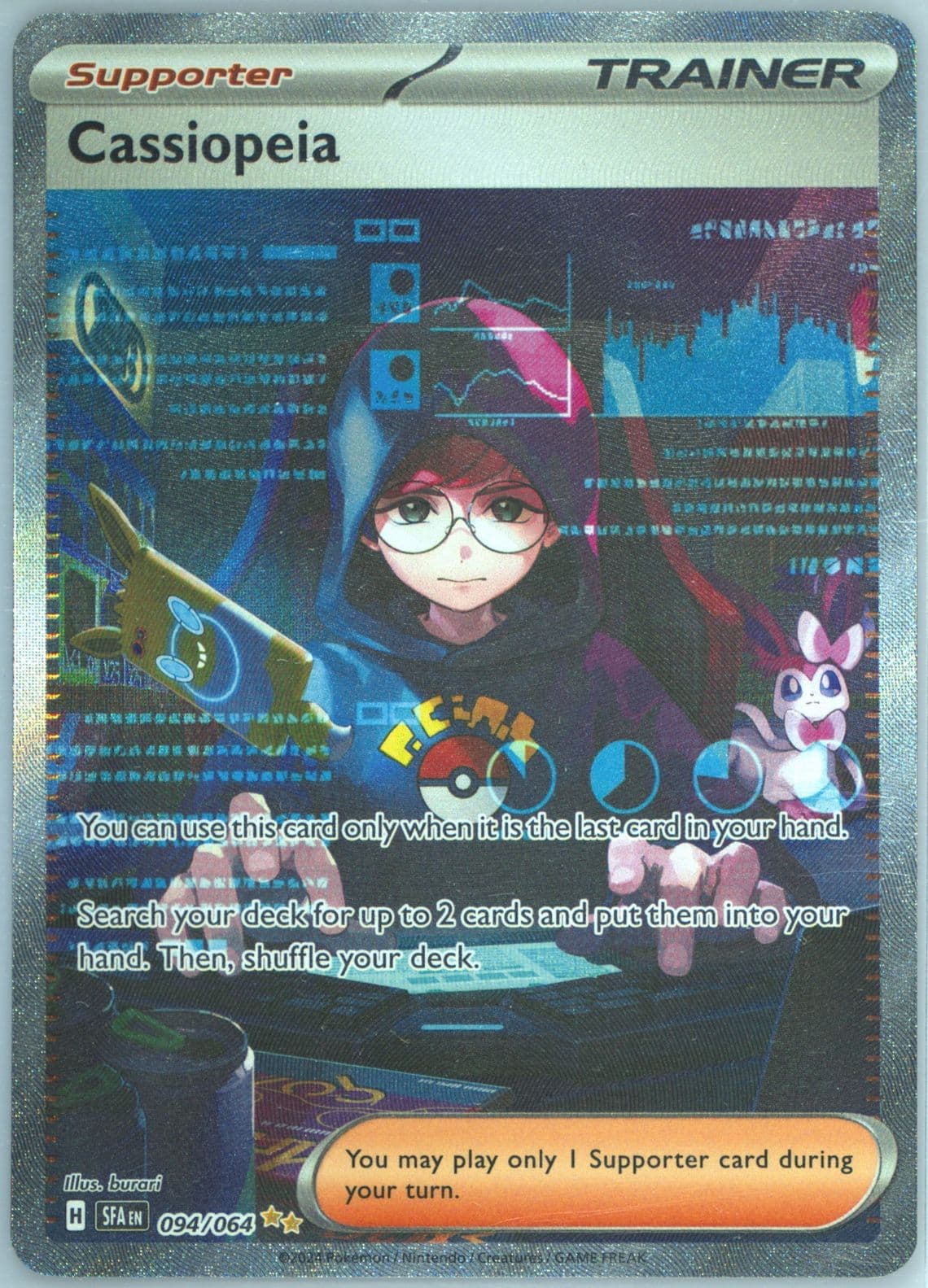 Cassiopeia Special Illustration Rare (094) 2024 Pokemon Italian Sfa It-Shrouded Fable