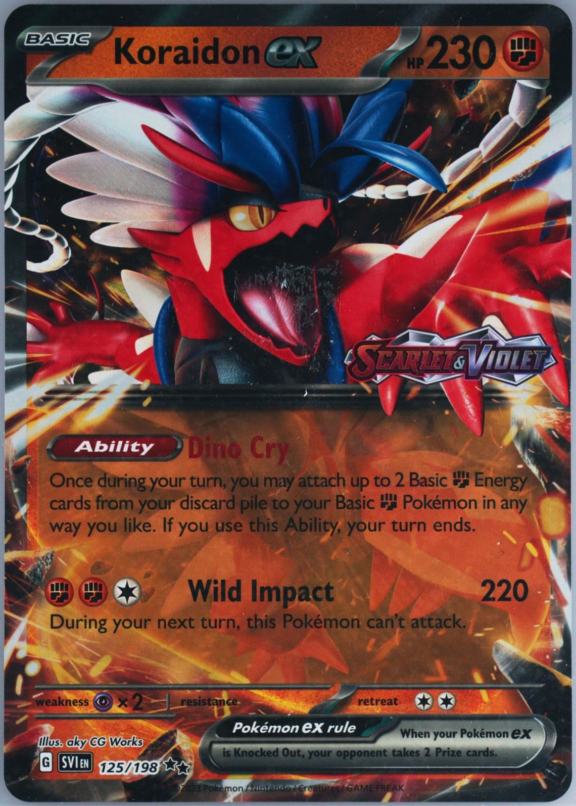 Koraidon EX Europe Purchase Bonus-Jumbo (125) 2024 Pokemon Promo