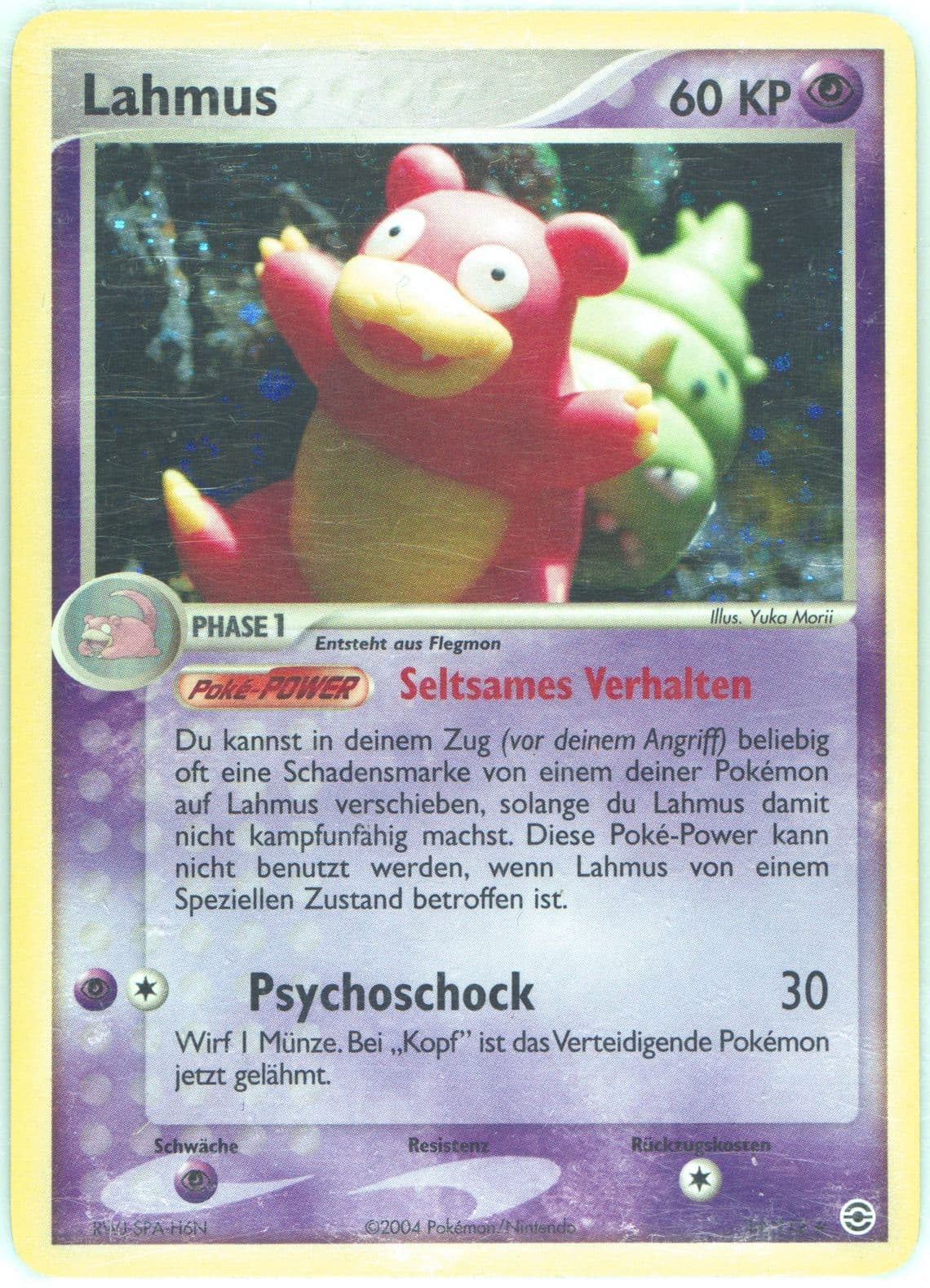 Lahmus-Holo German (14) 2004 Pokemon EX Fire Red & Leaf Green