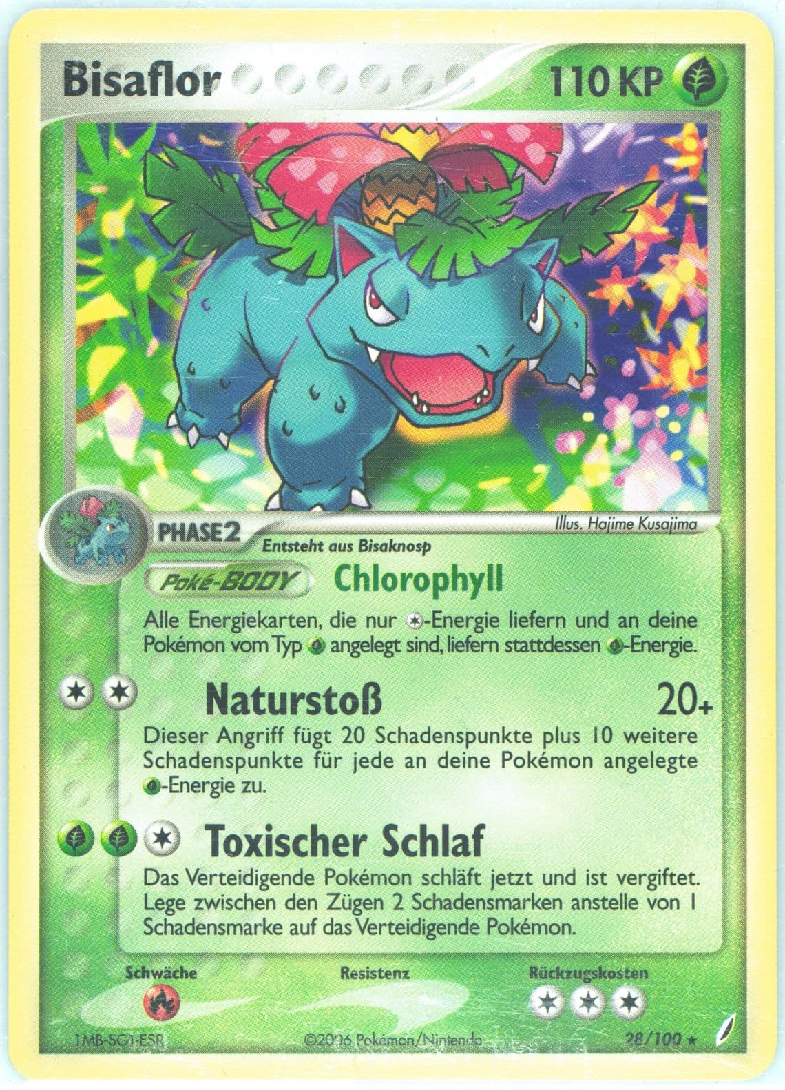 Bisaflor German (28) 2006 Pokemon EX Crystal Guardians