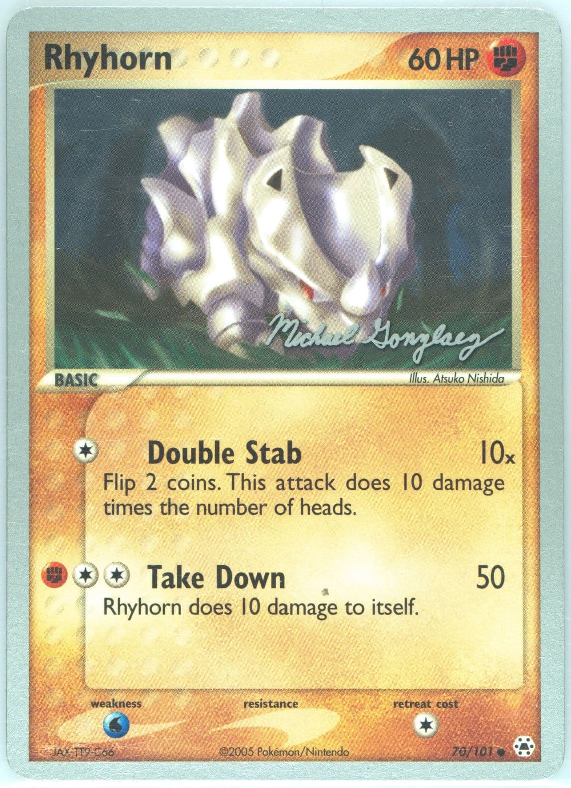 Rhyhorn King of the West (70) 2005 Pokemon World Championships Promo