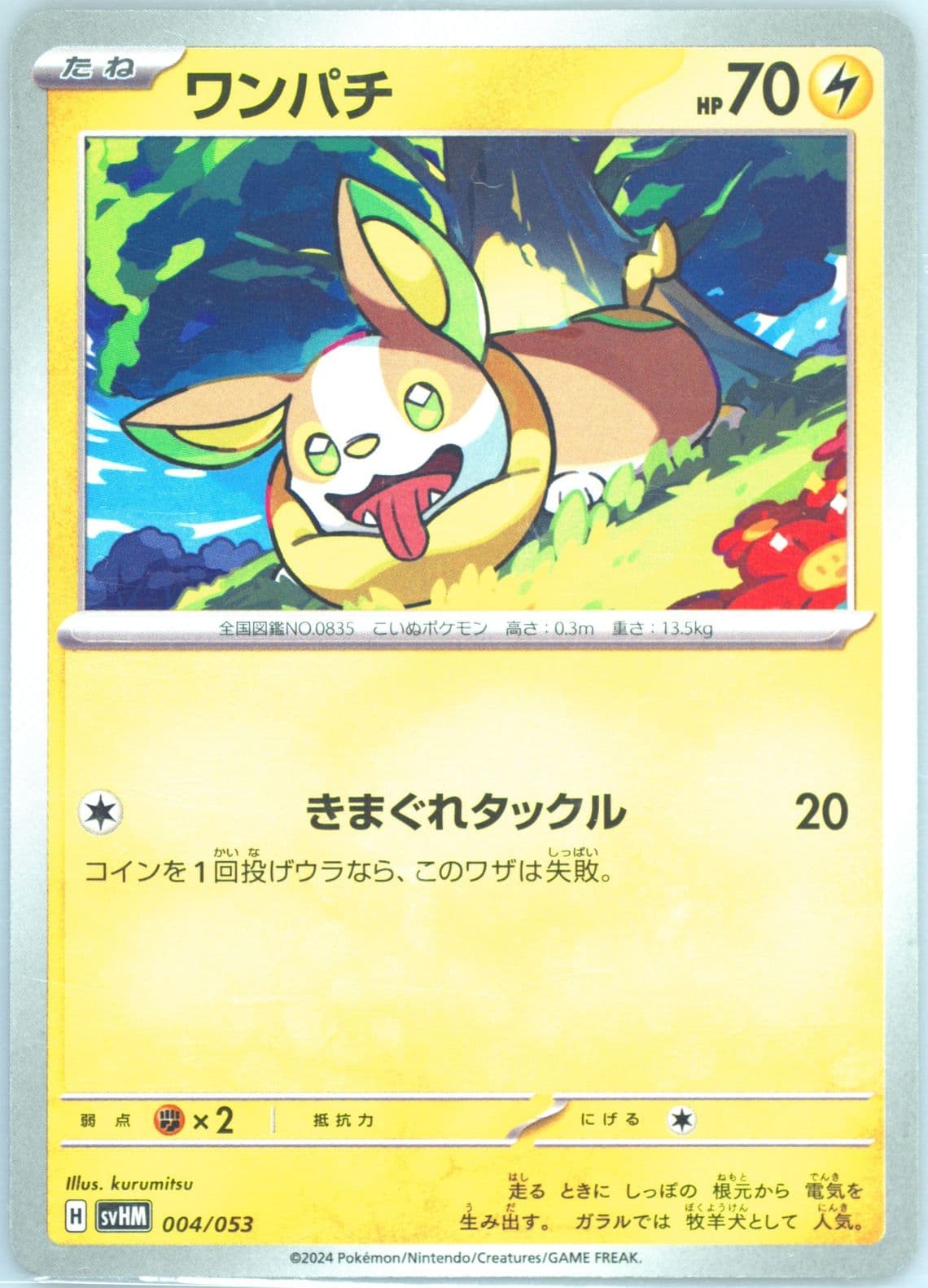 Yamper (004) 2024 Pokemon Japanese Svhm-Future Miraidon Starter Deck