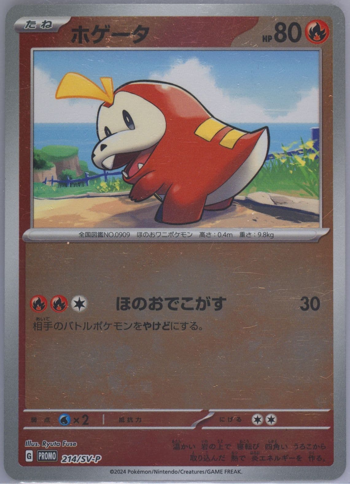 Fuecoco Summer of Pokeca Is Here! Promo Card Get Campaign Pack (214) 2024 Pokemon Japanese SV-P Promo