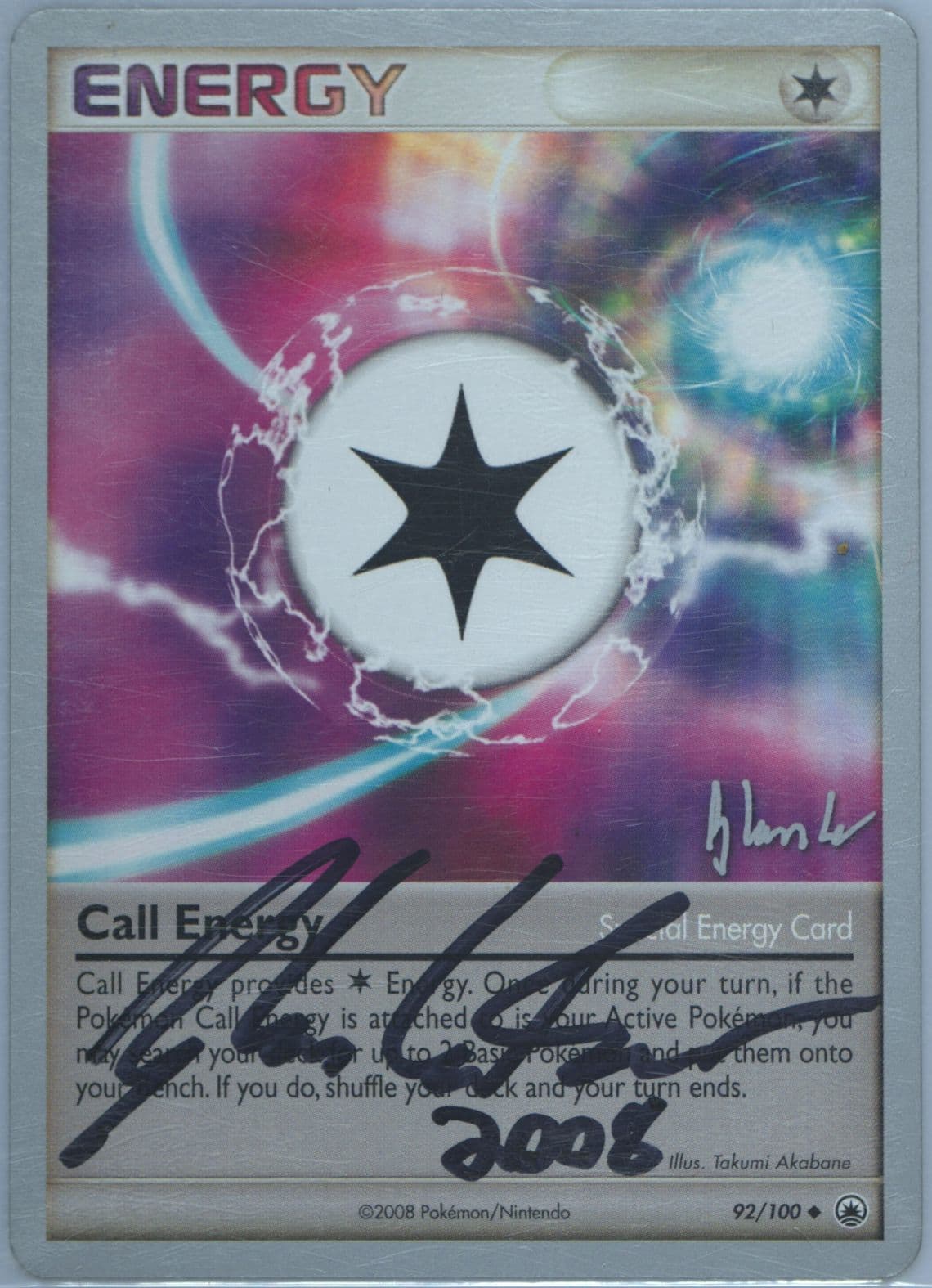 Call Energy Empotech (92) 2008 Pokemon World Championships Promo