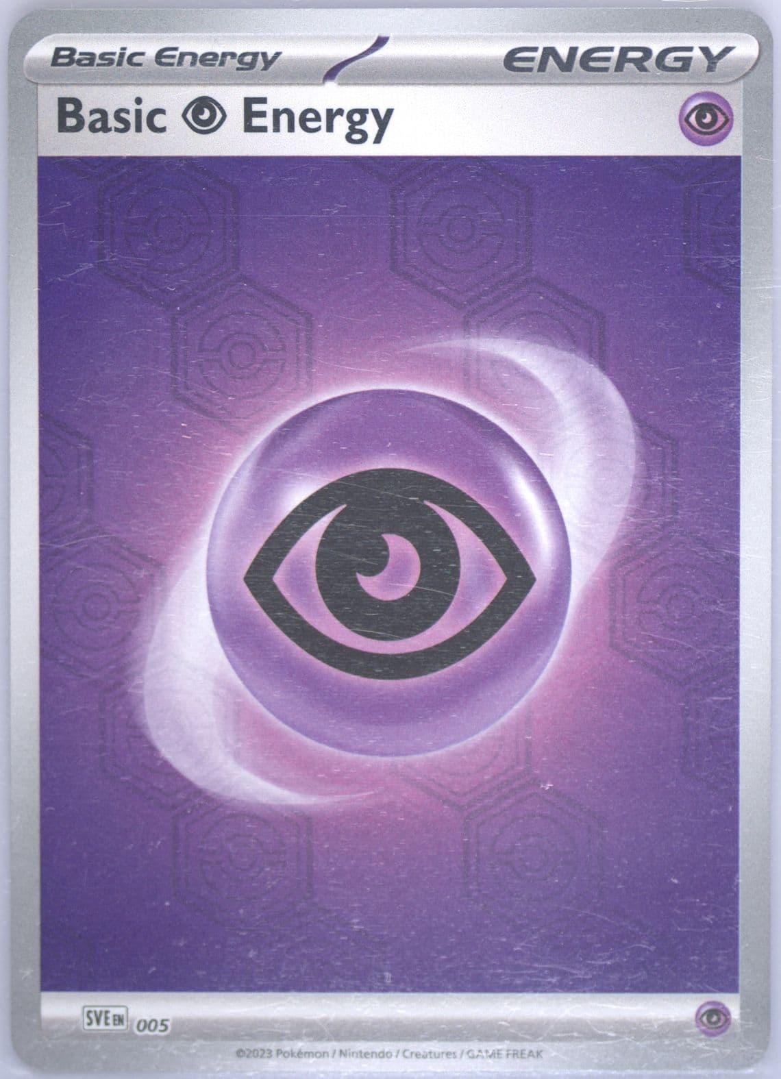 Basic Psychic Energy Reverse Holo (005) 2024 Pokemon Sve EN-Basic Energies